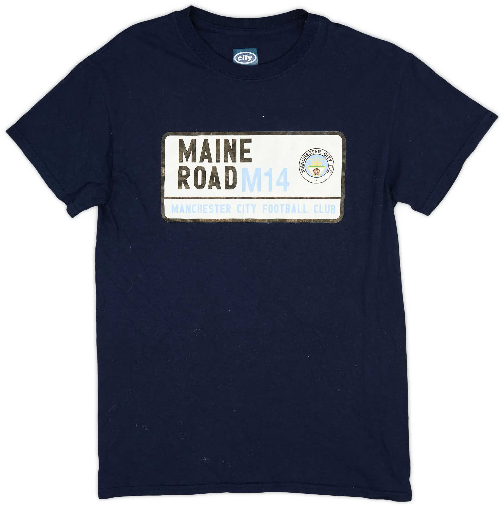 T-Shirts 2020-21 Manchester City 'Maine Road' Graphic Tee - 8/10 - (S)