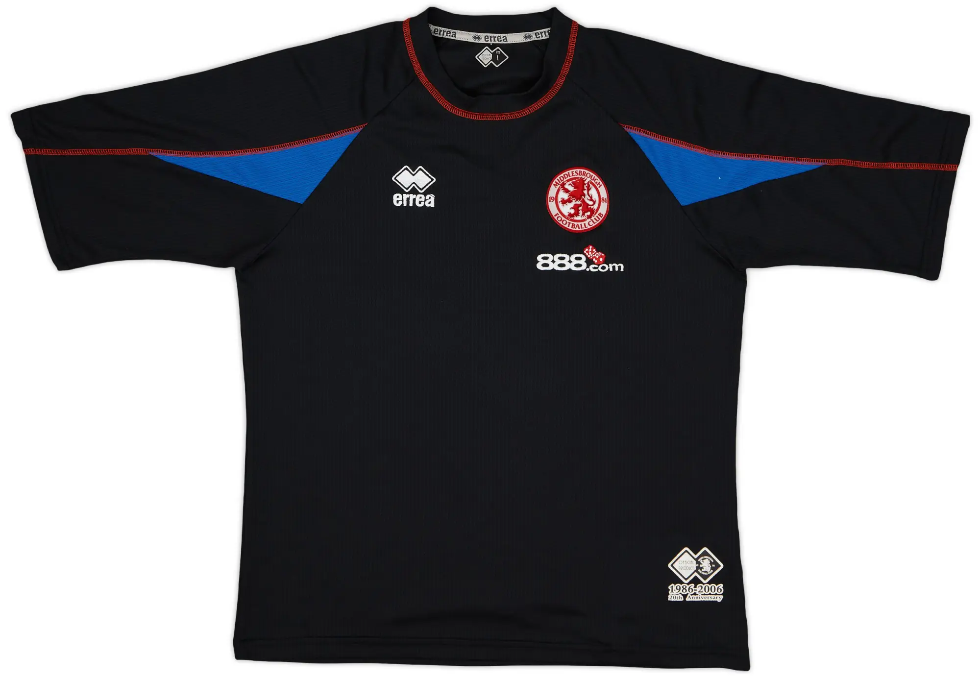 2006-07 Middlesbrough '20 Years' Errea Training Shirt - 9/10 - (L)