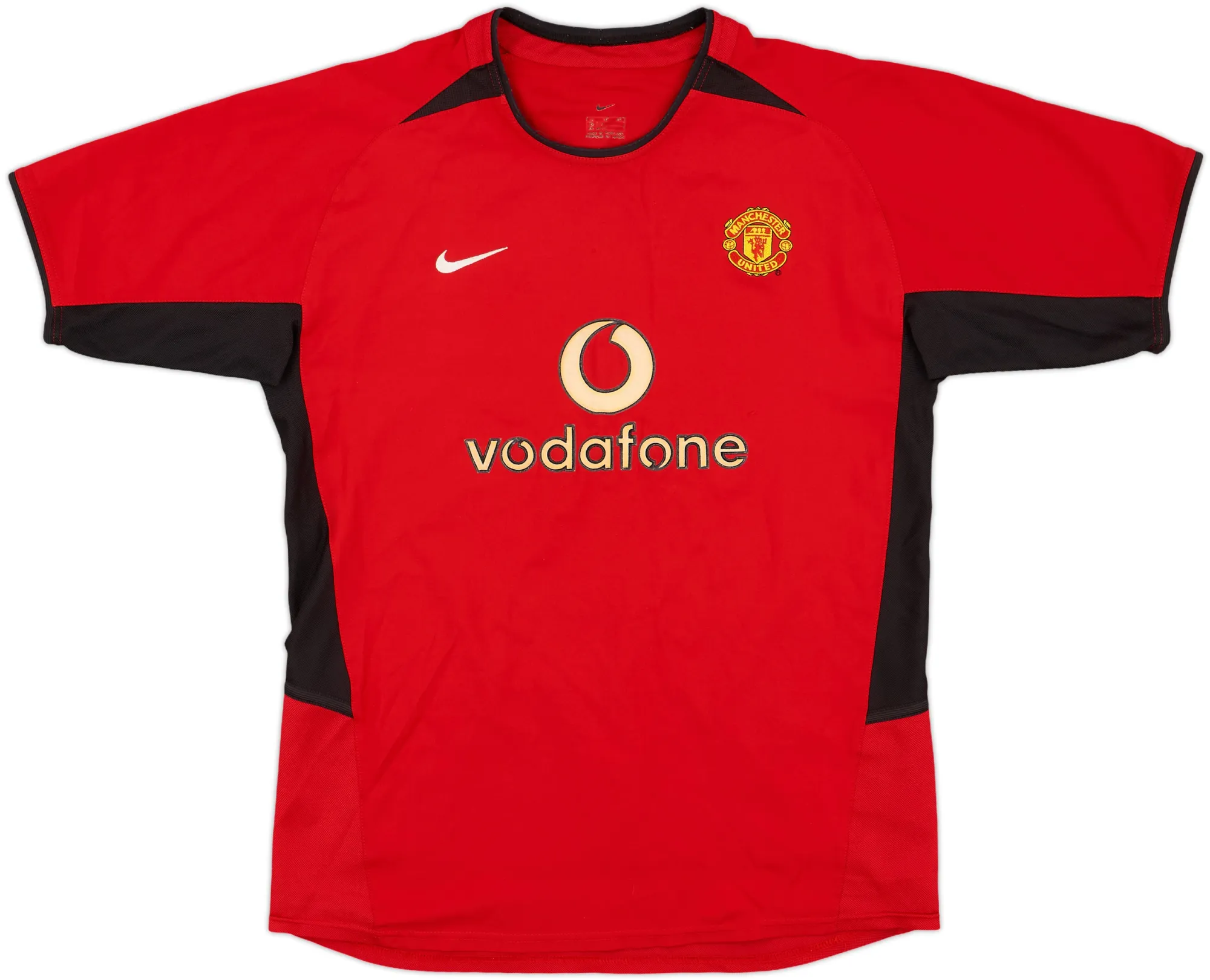 Nike Manchester United Mens SS Home Shirt 2002/04