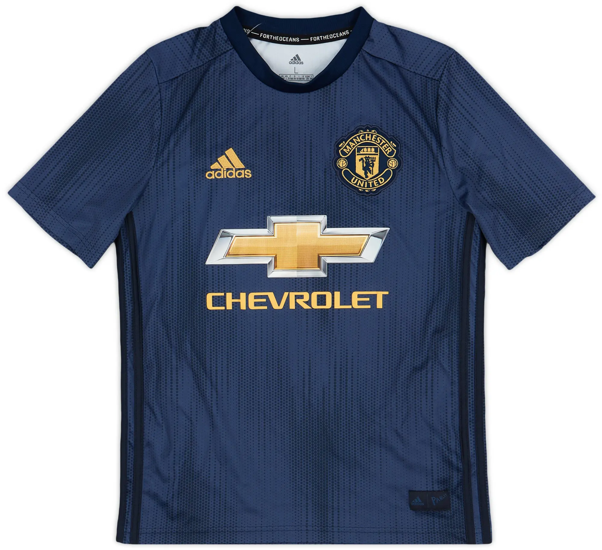 adidas 2018-19 Manchester United Third Shirt - 8/10 - (L.Boys)