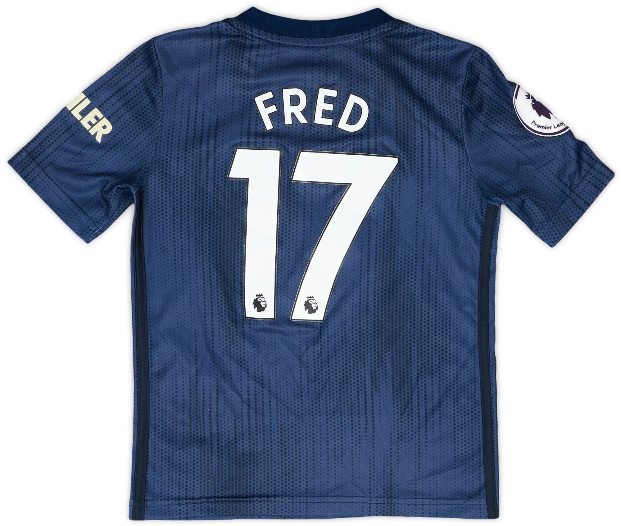 adidas 2018-19 Manchester United Third Shirt Fred #18 - 9/10 - (XS.Boys)