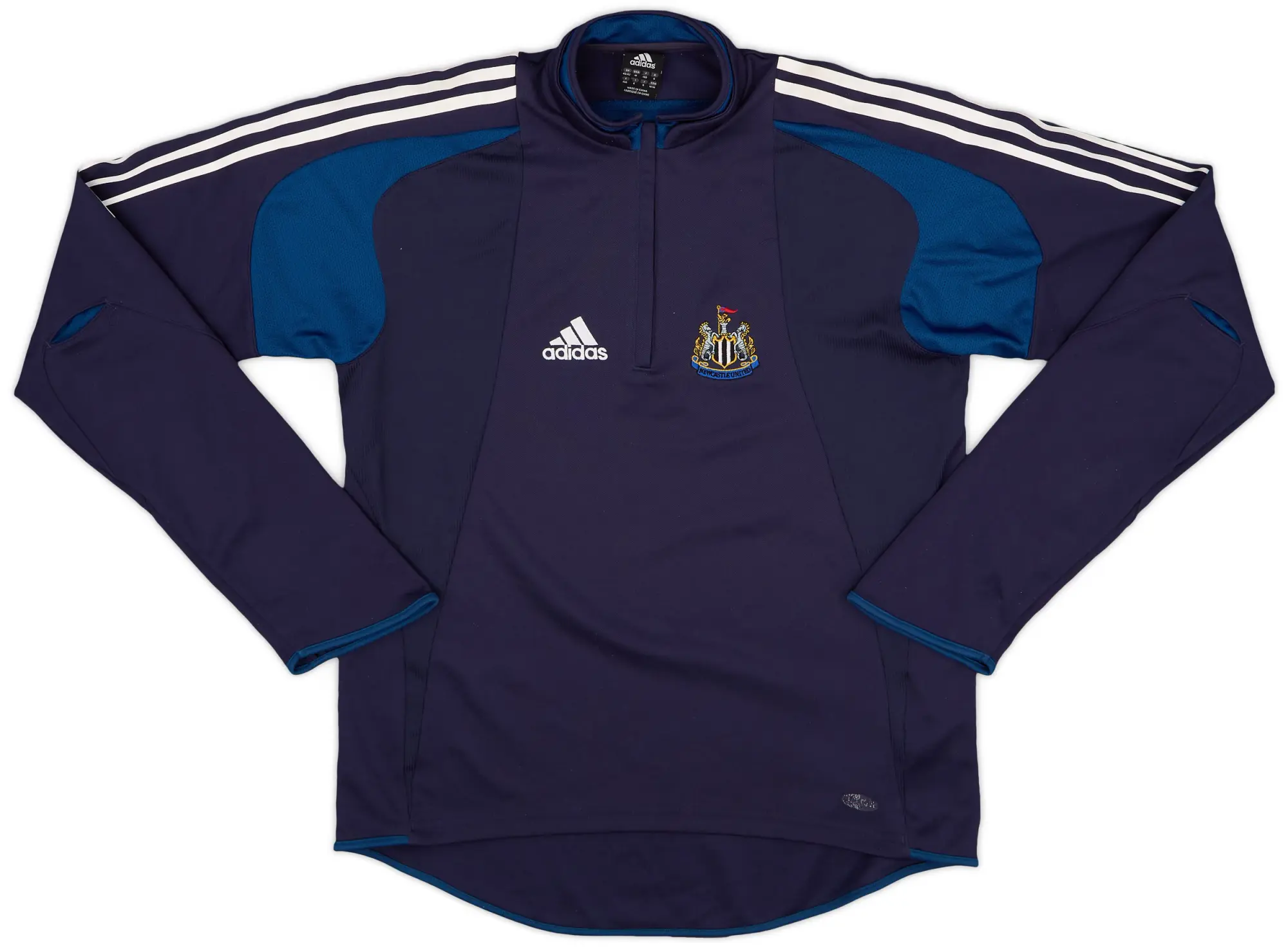 2004-05 Newcastle adidas 1/4 Zip Track Jacket - 9/10 - (M/L)