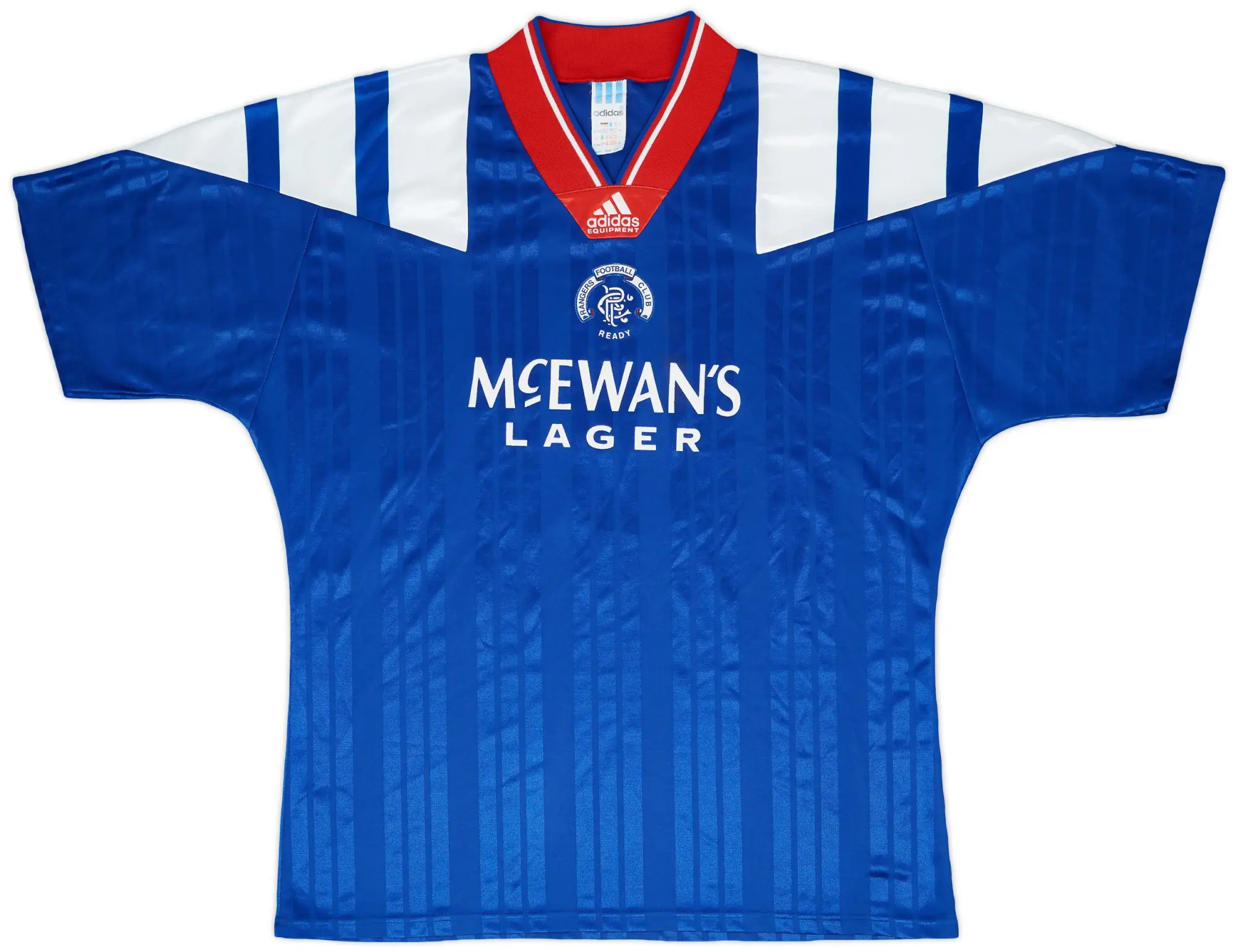adidas 1992-94 Rangers Home Shirt #9 - 8/10 - (XL)