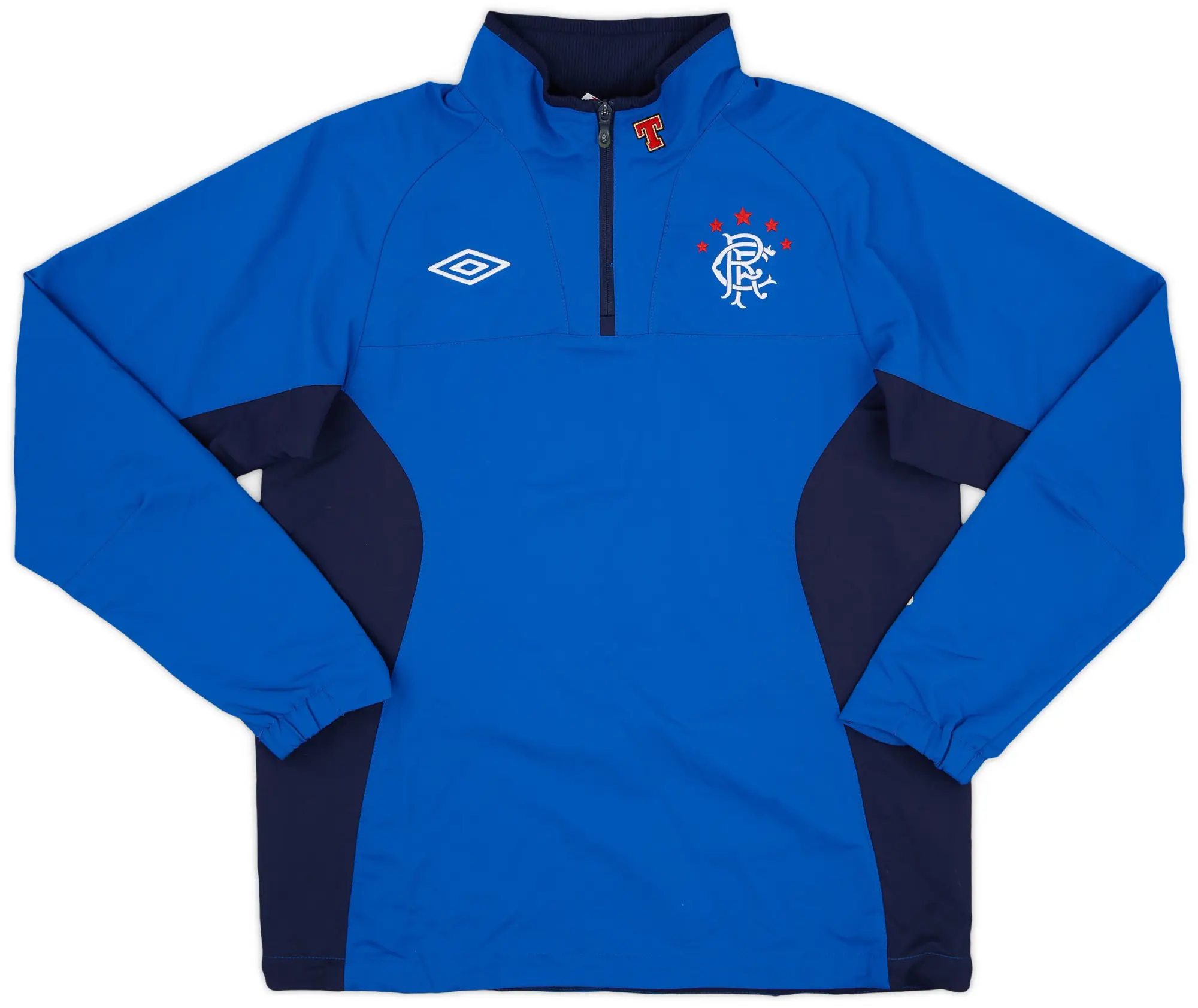 2010-11 Rangers Umbro 1/4 Zip Drill Top - 8/10 - (M)