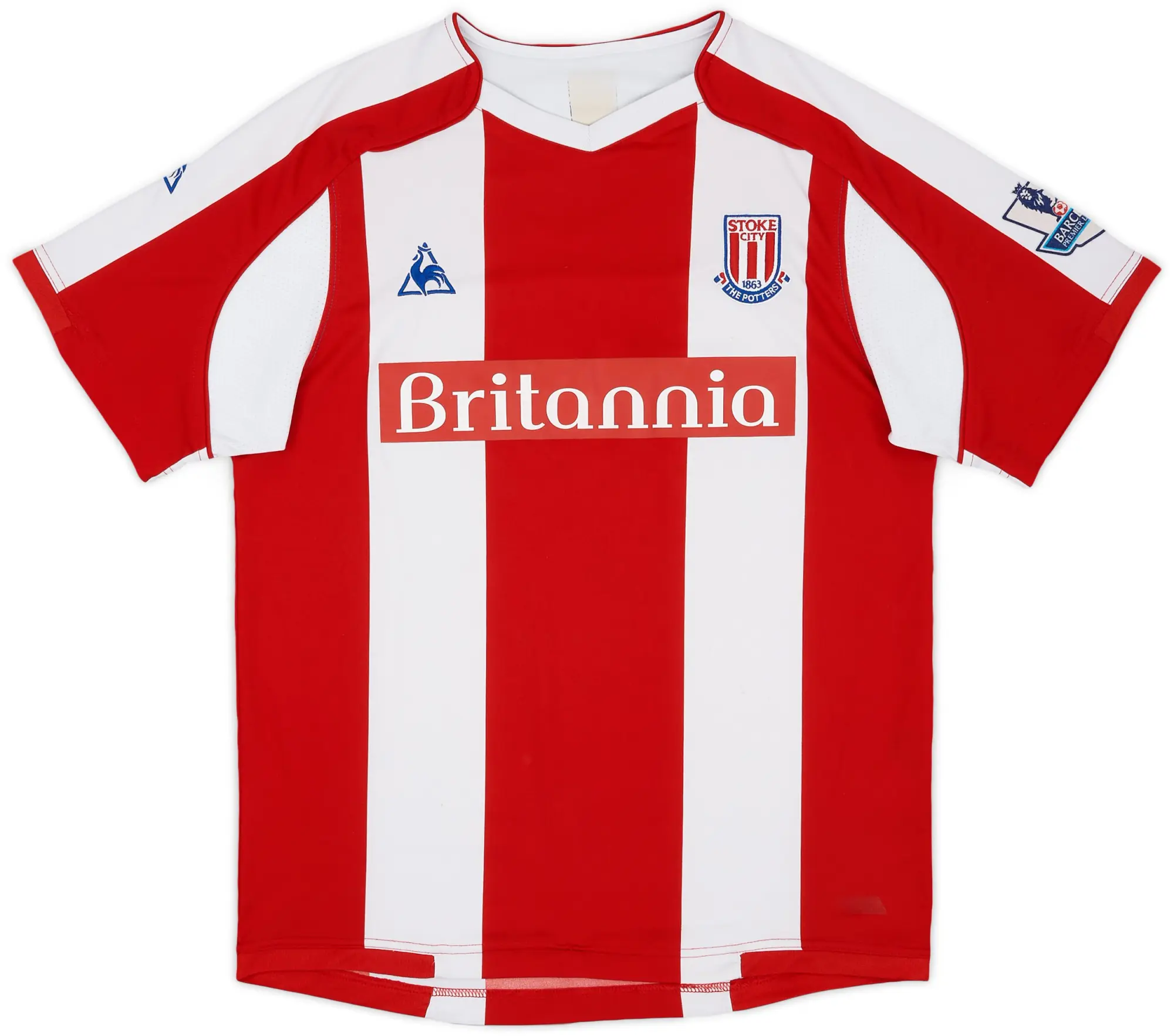 LeCoqSportif 2009-10 Stoke City Home Shirt - 6/10 - (L)