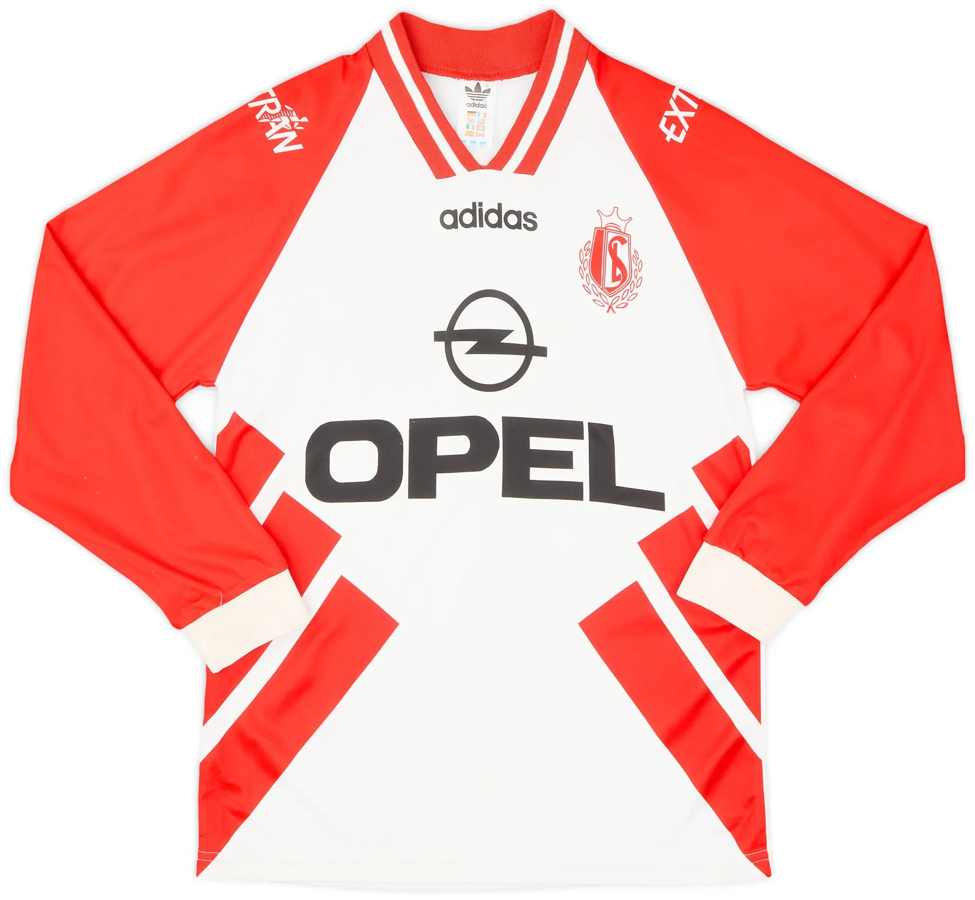 adidas 1994-95 Standard Liege Home L/S Shirt - 9/10 - (S)