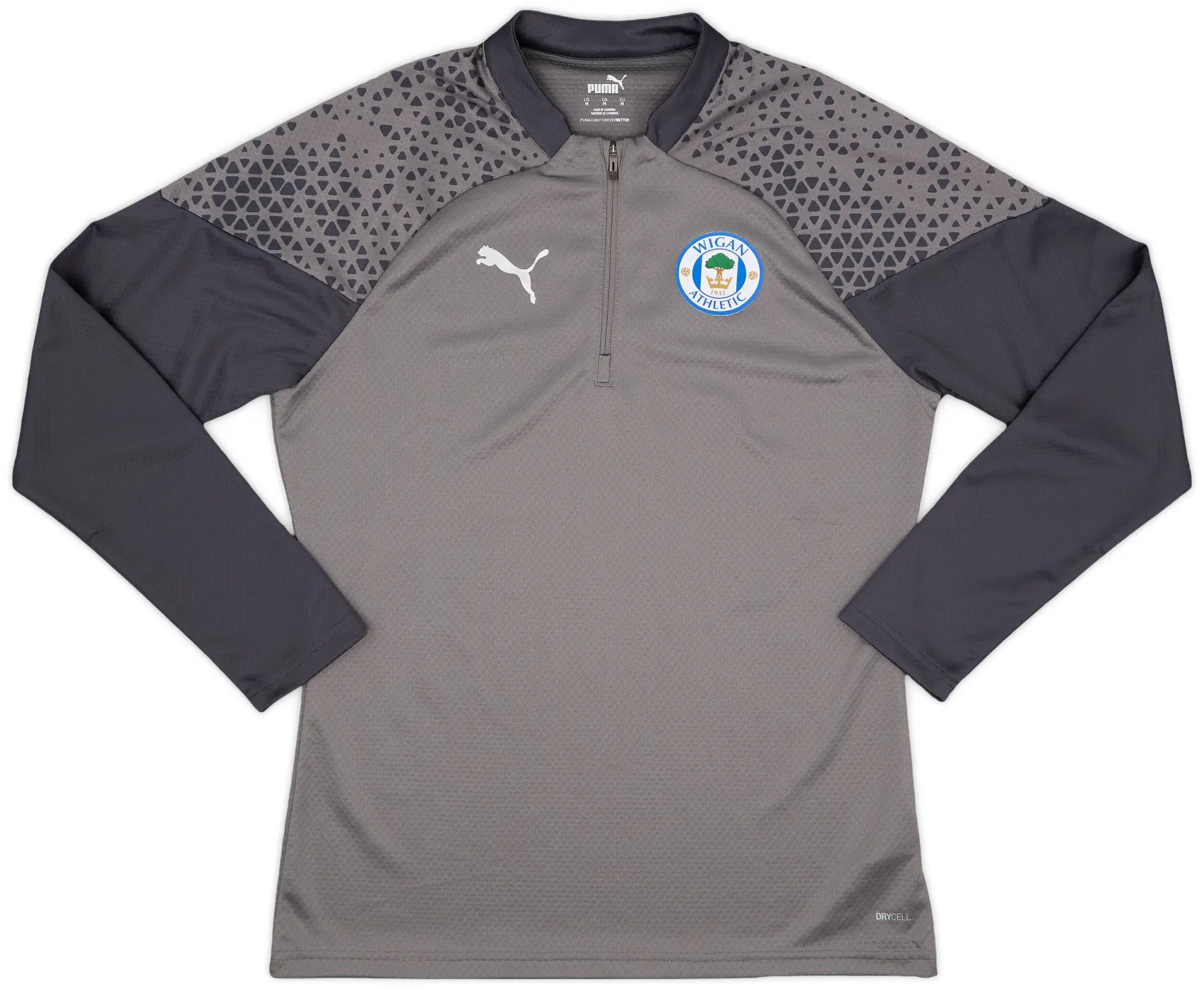 2022-23 Wigan Puma 1/4 Zip Drill Top - 10/10 - (M)