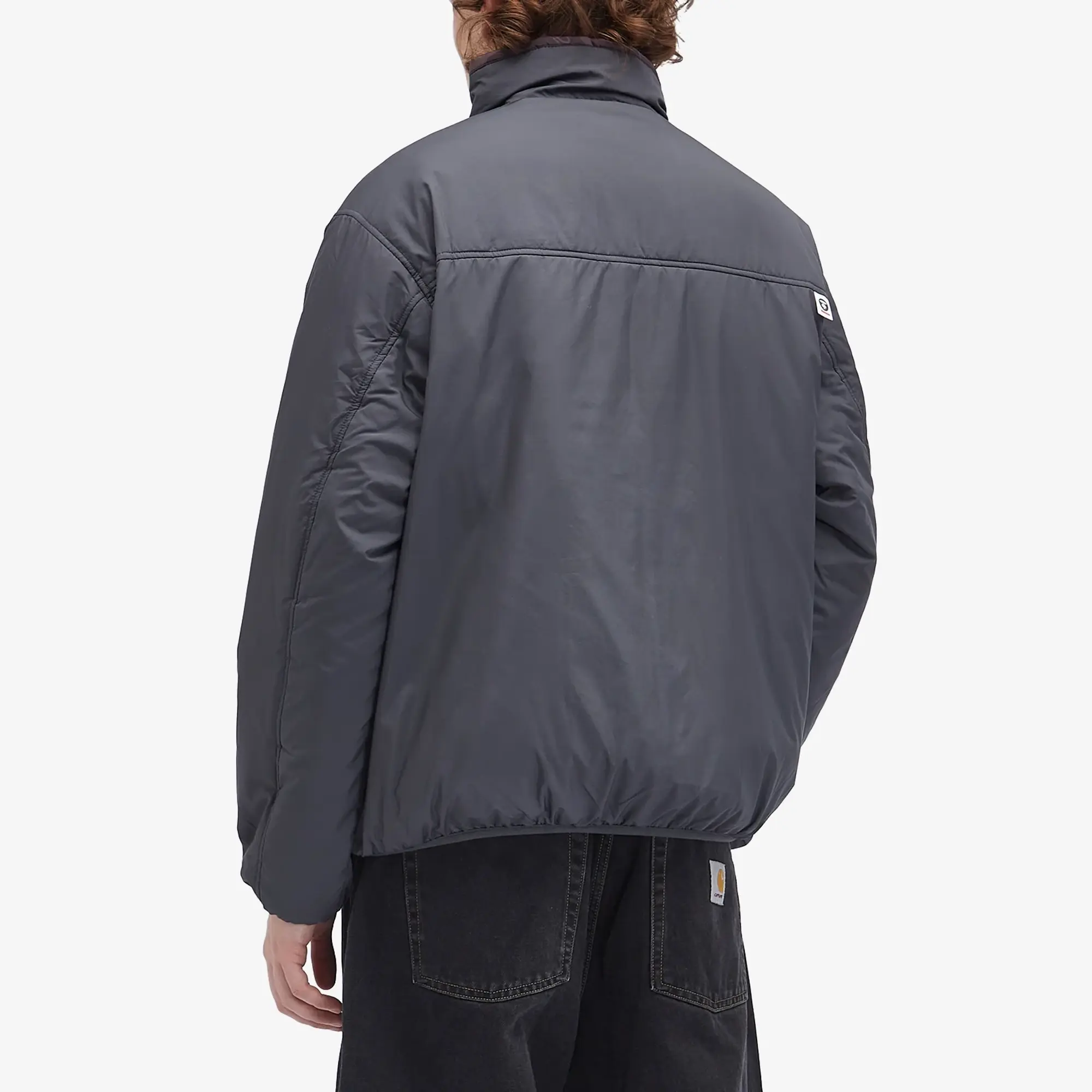 A Bathing Ape AAPE Now Reversible Camo Padded Jacket Dark Grey