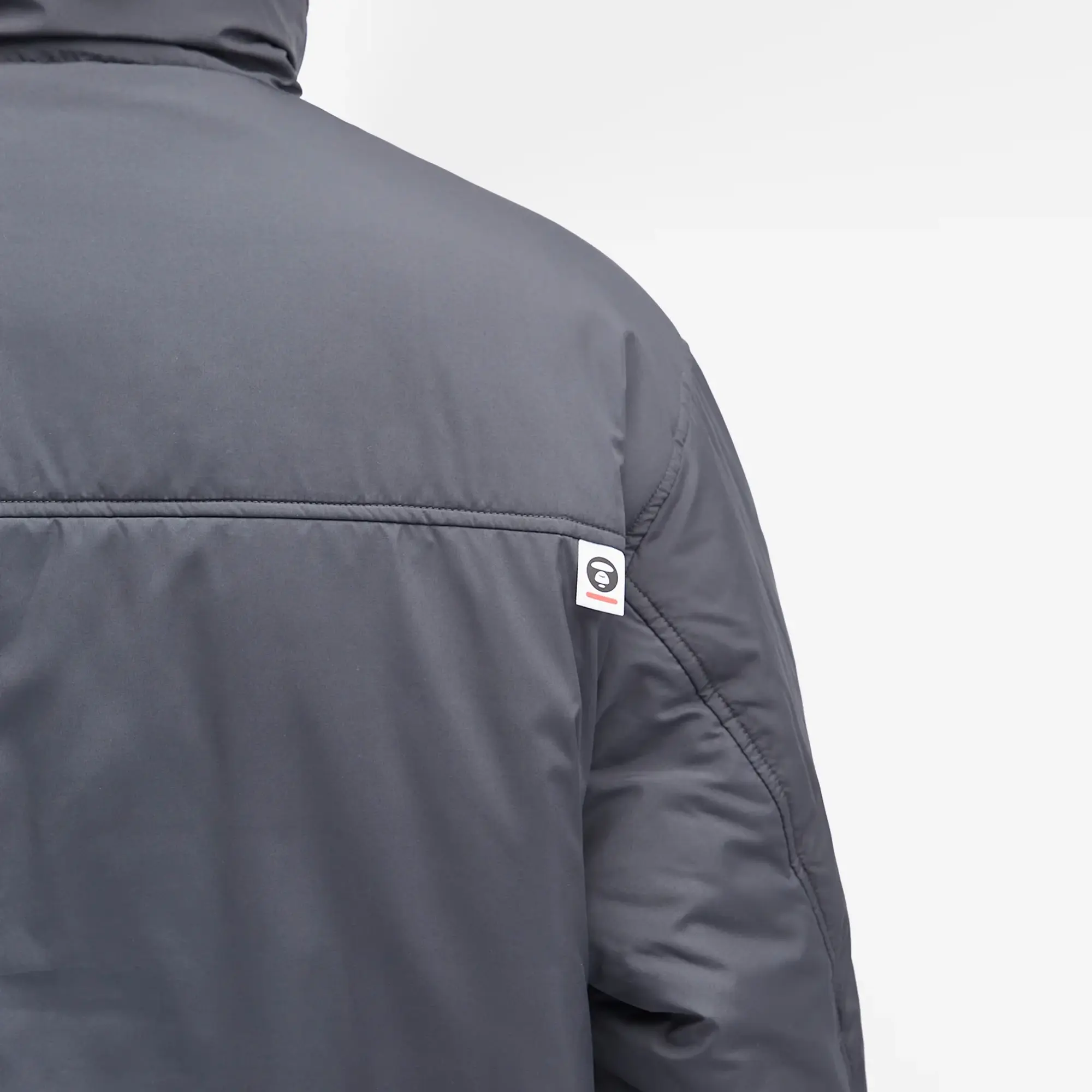 A Bathing Ape AAPE Now Reversible Camo Padded Jacket Dark Grey