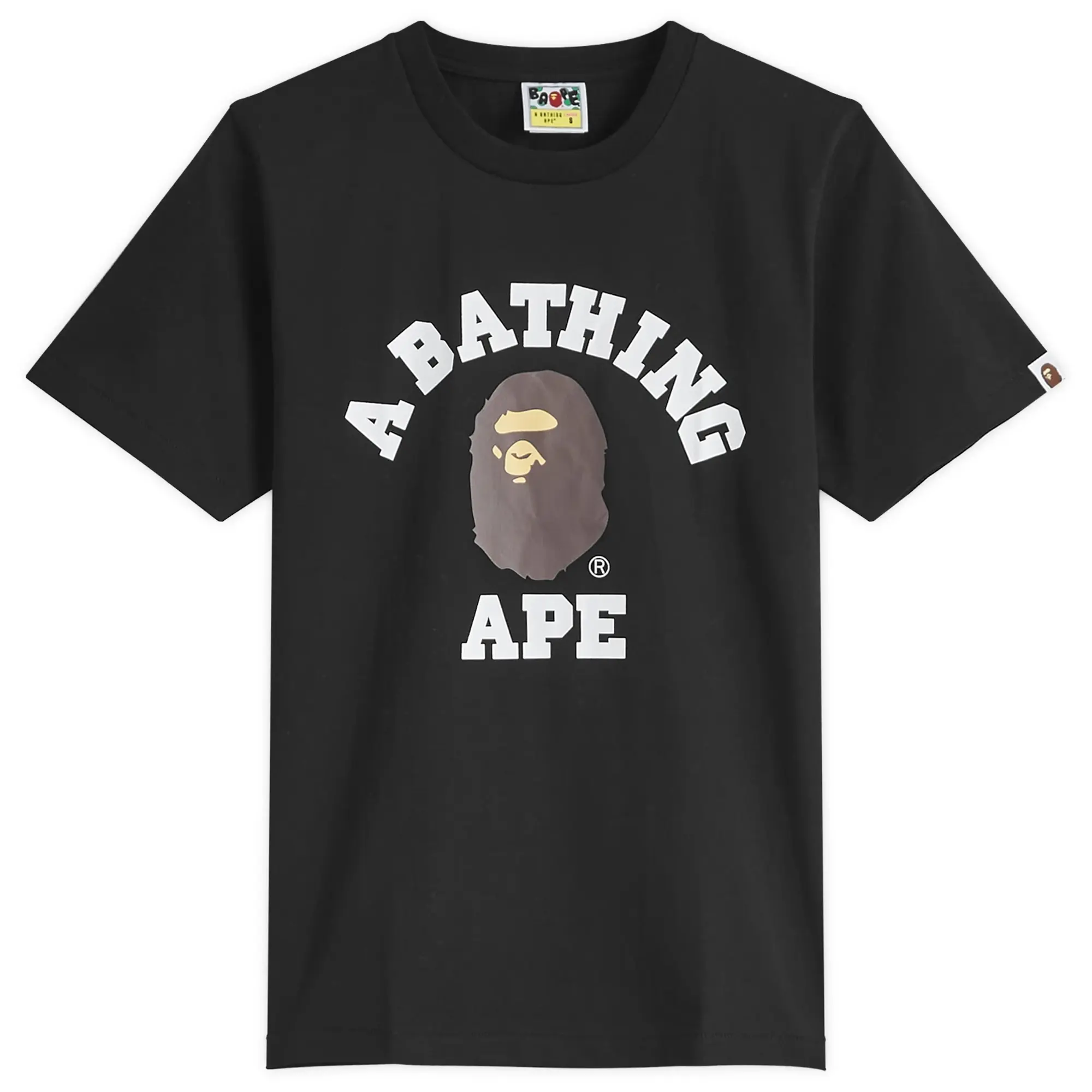 A Bathing Ape Women's College Tee Black
