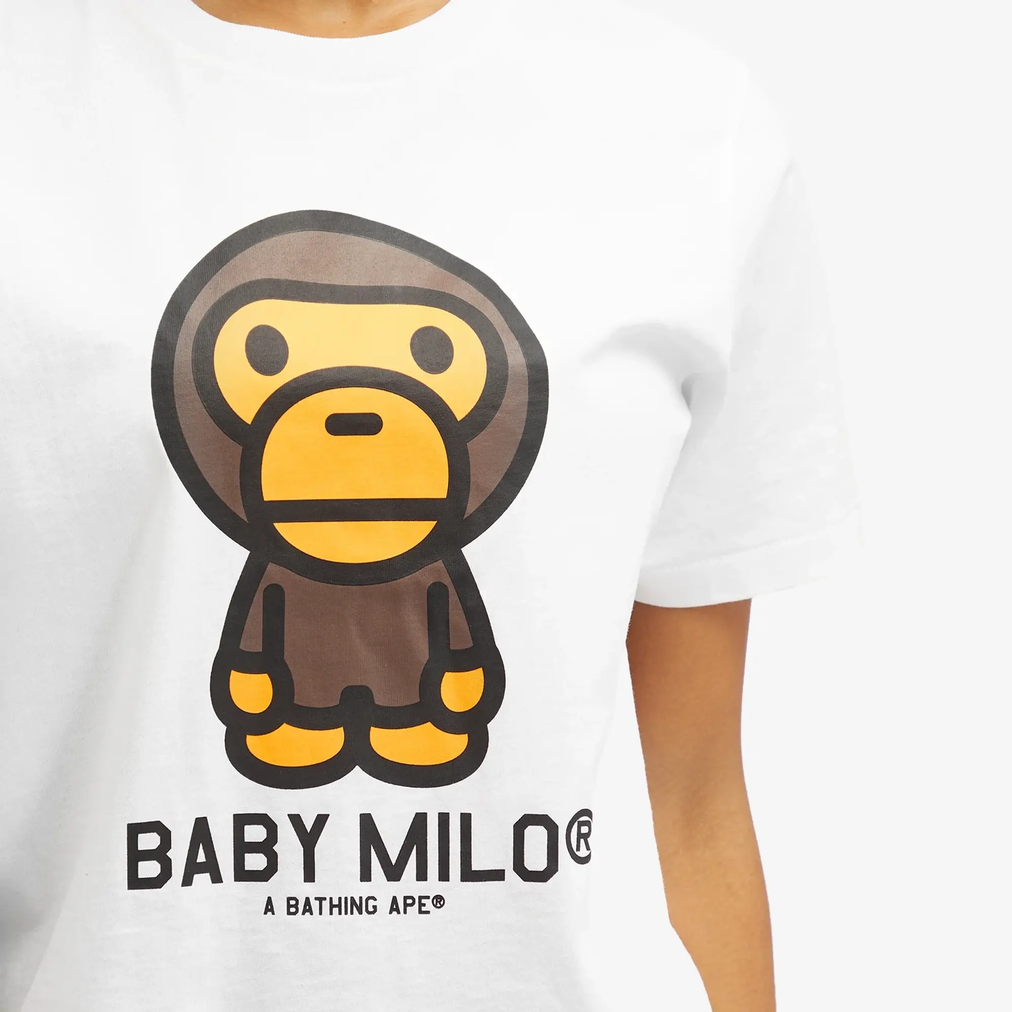 A Bathing Ape Women's Baby Milo Tee White