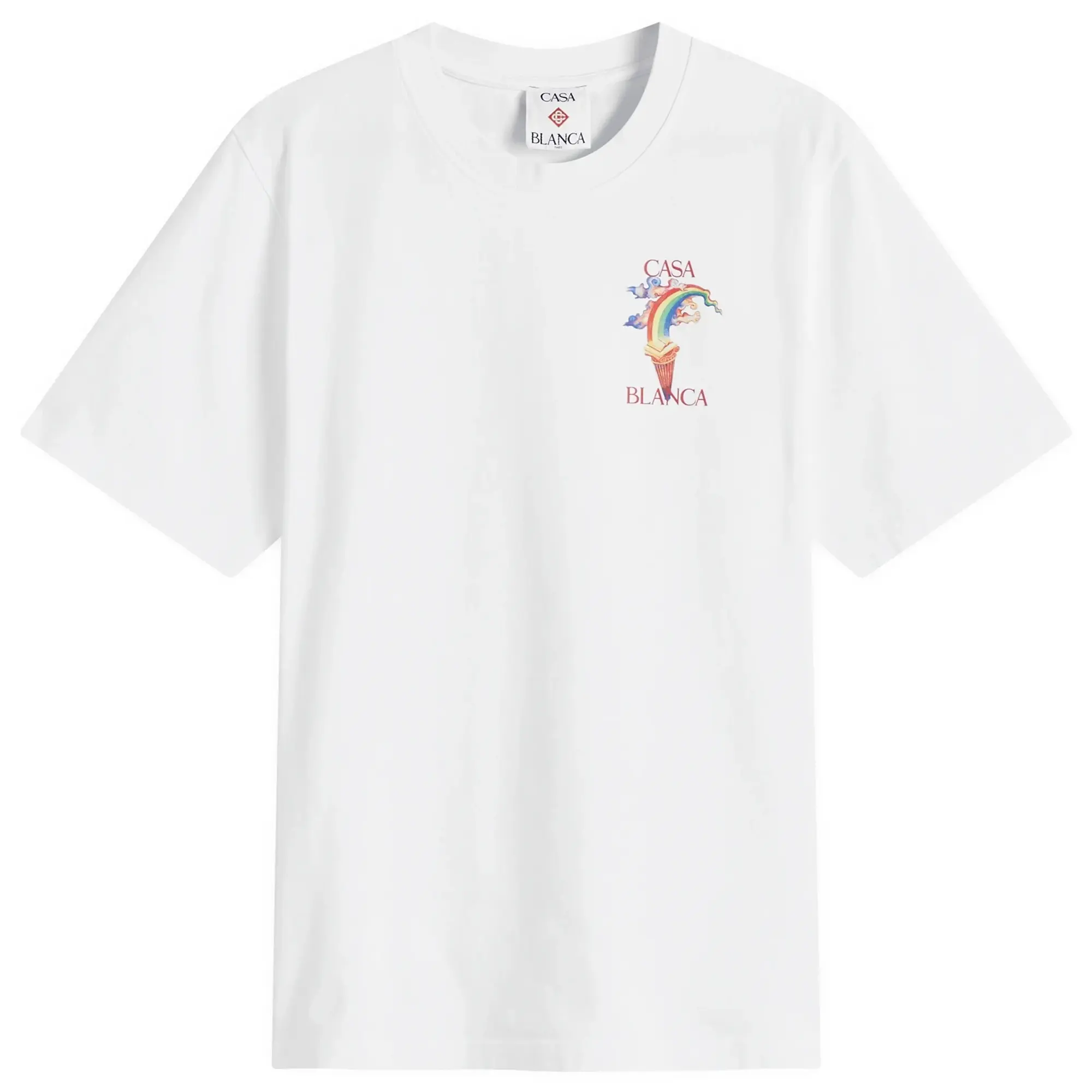 Casablanca Men's Nature Teacher T-Shirt White
