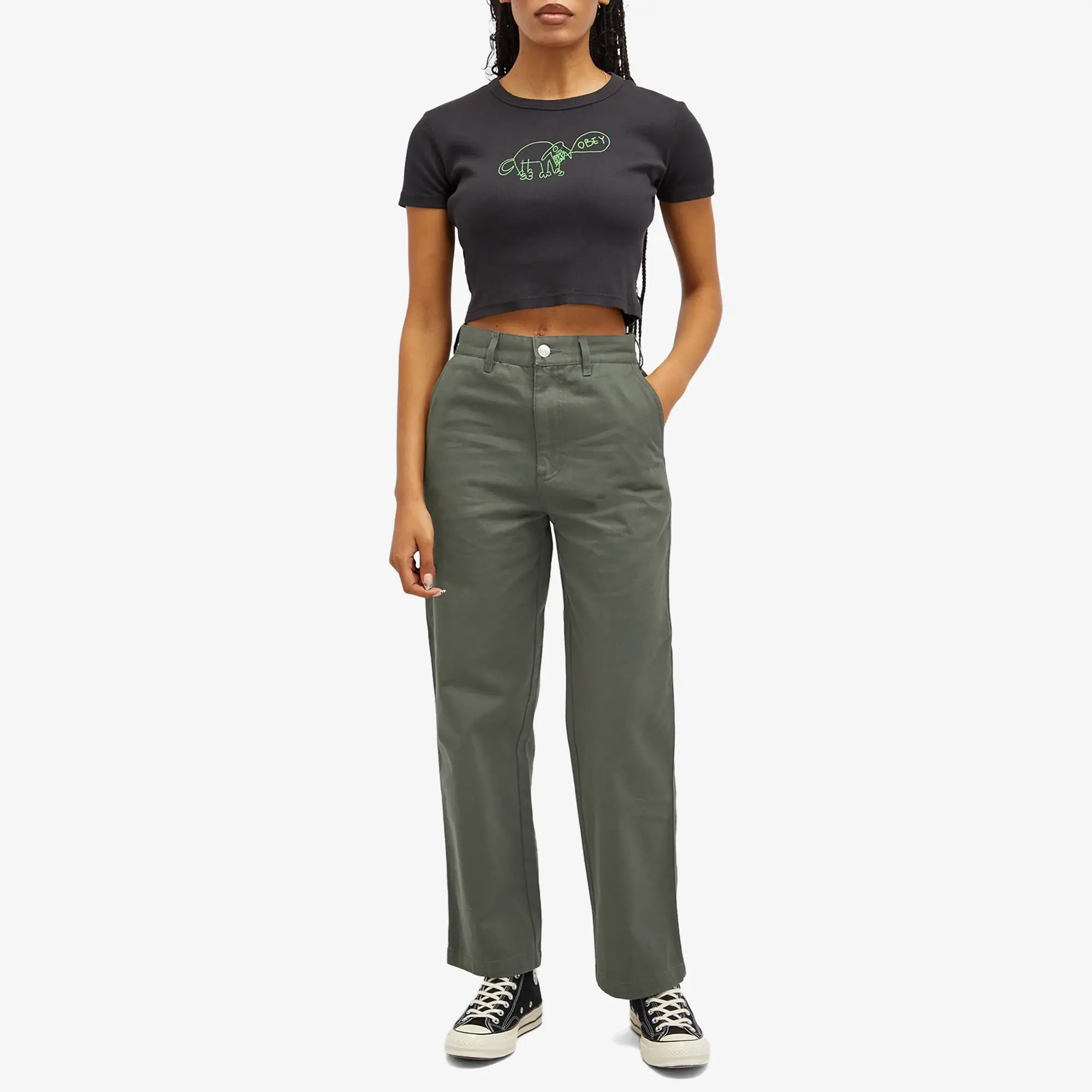 Obey Women's Brighton Carpenter Pant Twig