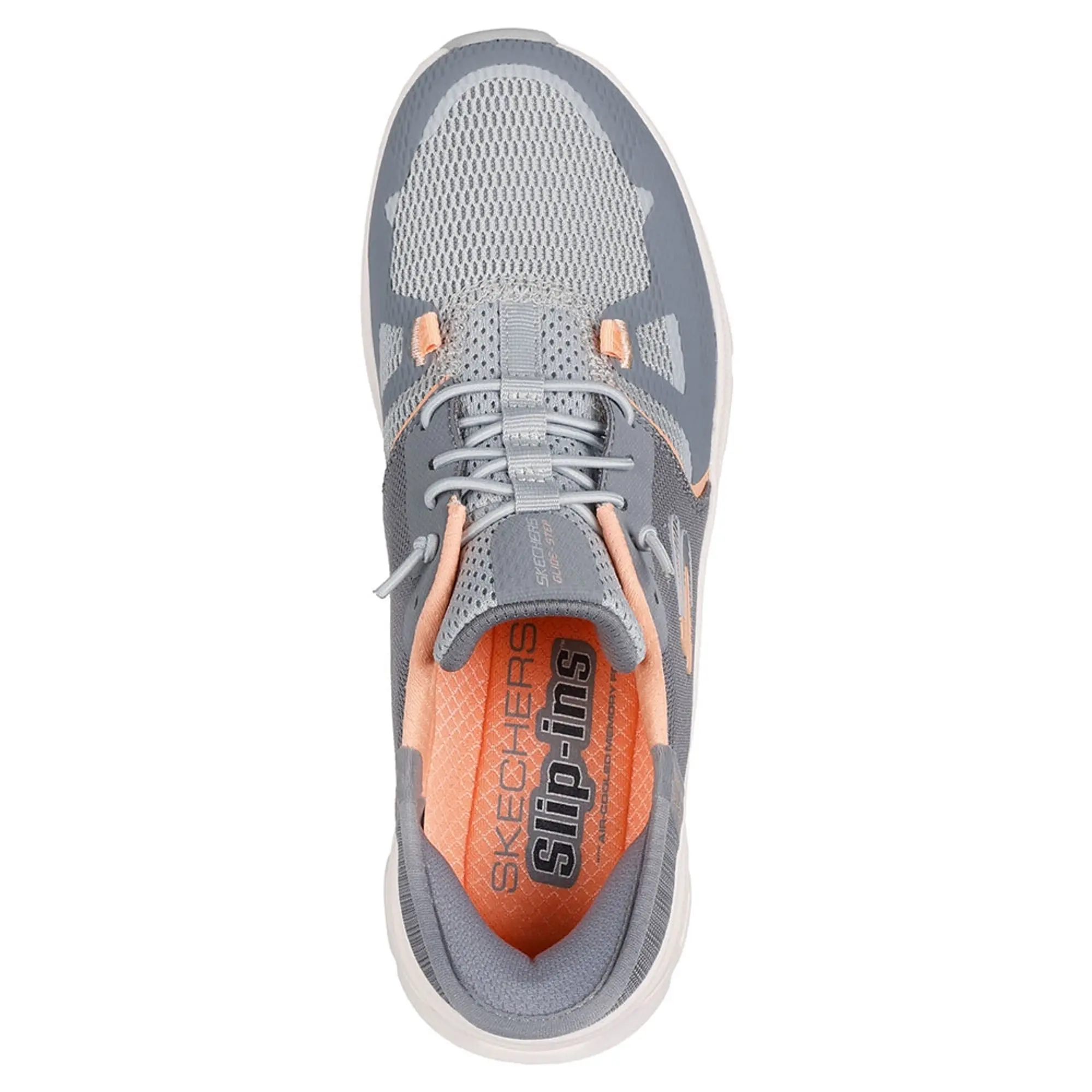 Skechers Women's Slip-ins: Glide-Step Pro Sneaker in Gray/Orange
