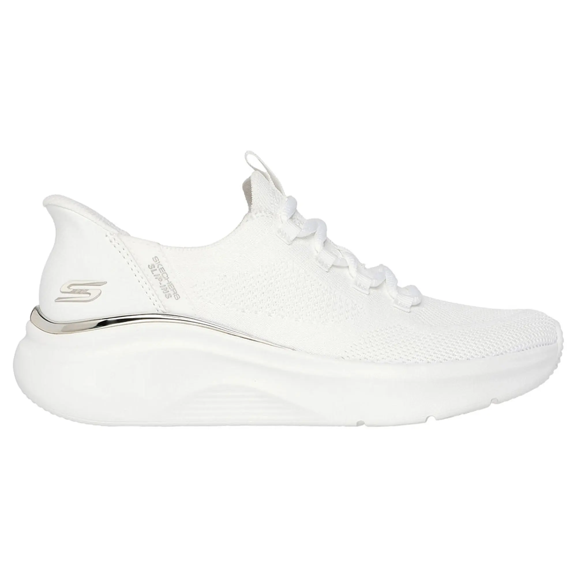 Skechers Women's Slip-ins: BOBS Sport B Love - True Delight Sneaker in White