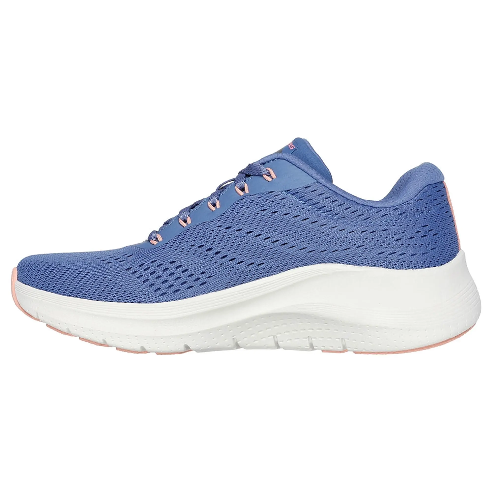 Skechers Women's Arch Fit 2.0 - Big League Sneaker in Blue/Pink | Textile/Synthetic