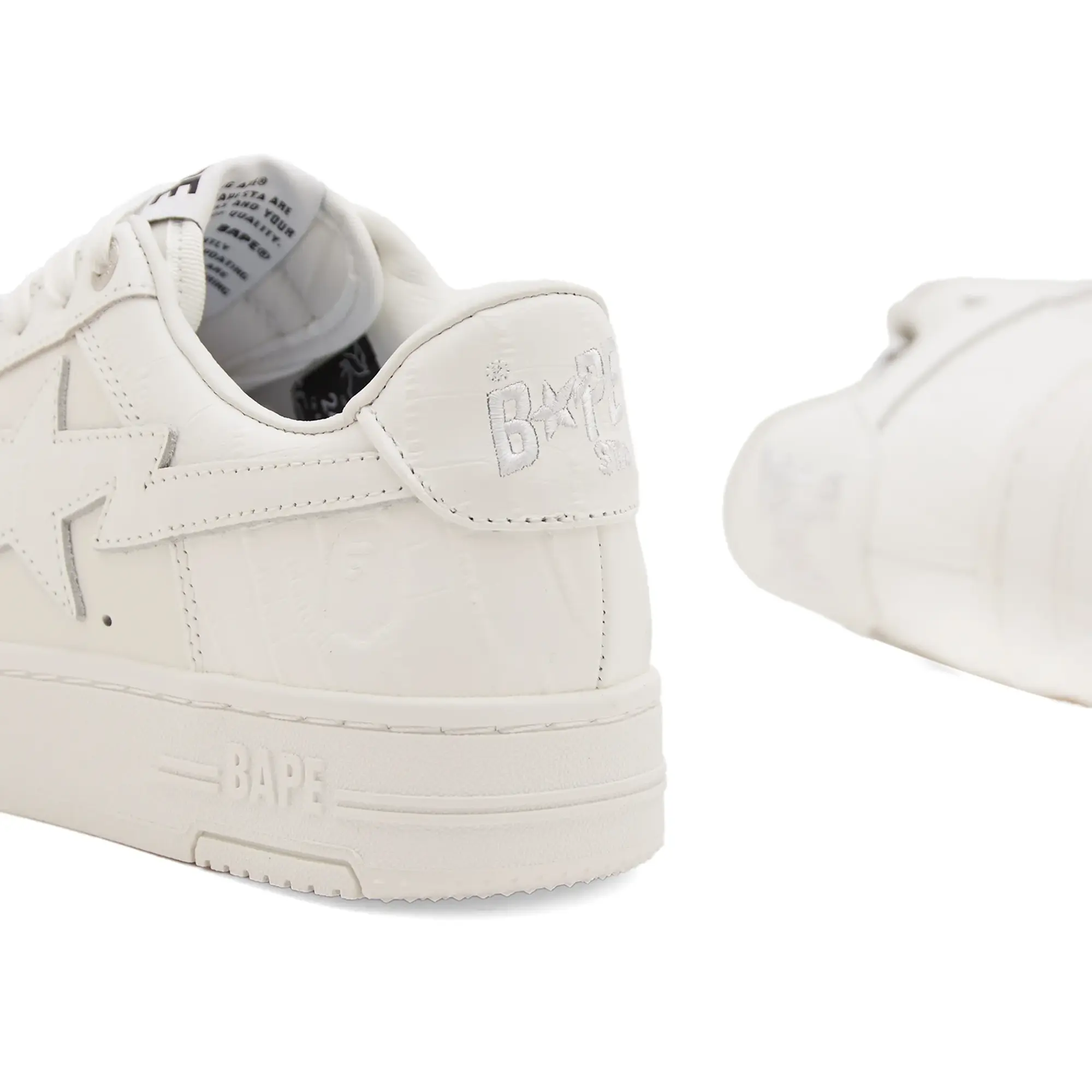 A Bathing Ape Women's Bape Sta #3 Sneakers White