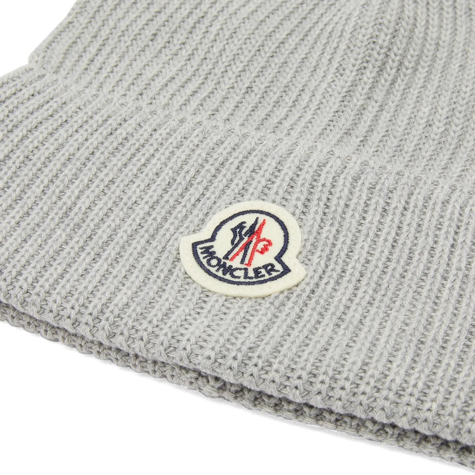 Moncler Men's Cotton Yarn Hat Grey | 3B000-28-M1367-985 | FOOTY.COM