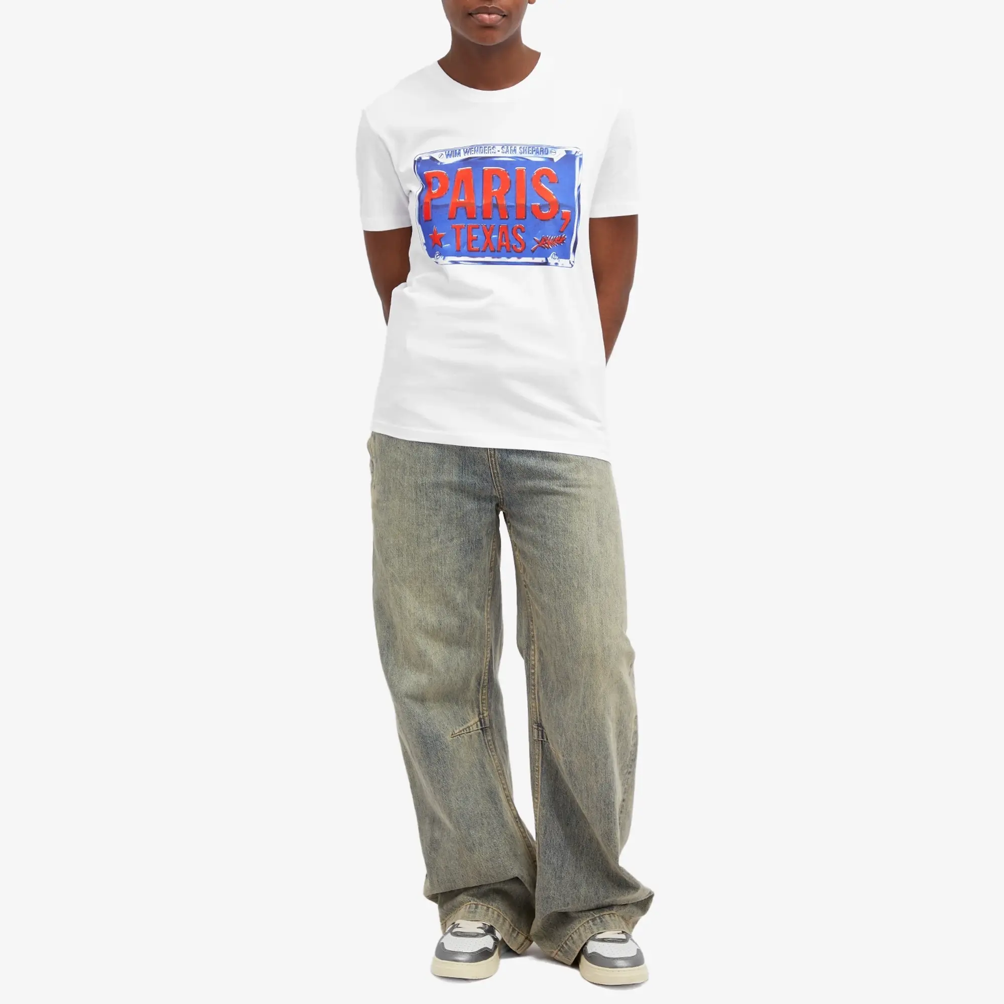IDEA Paris, Texas License Plate T-Shirt White