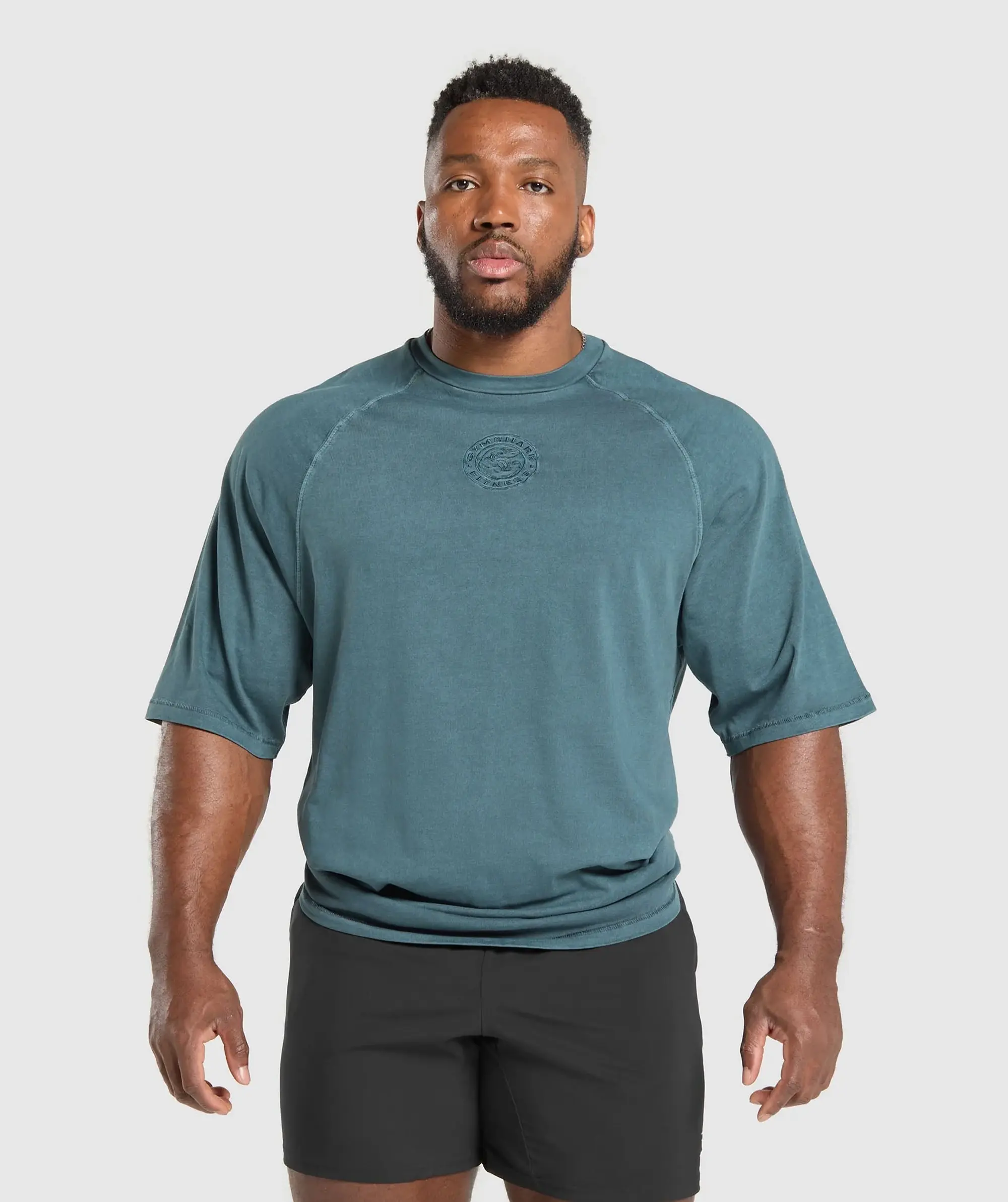 Gymshark Premium Legacy T-Shirt - Cargo Blue