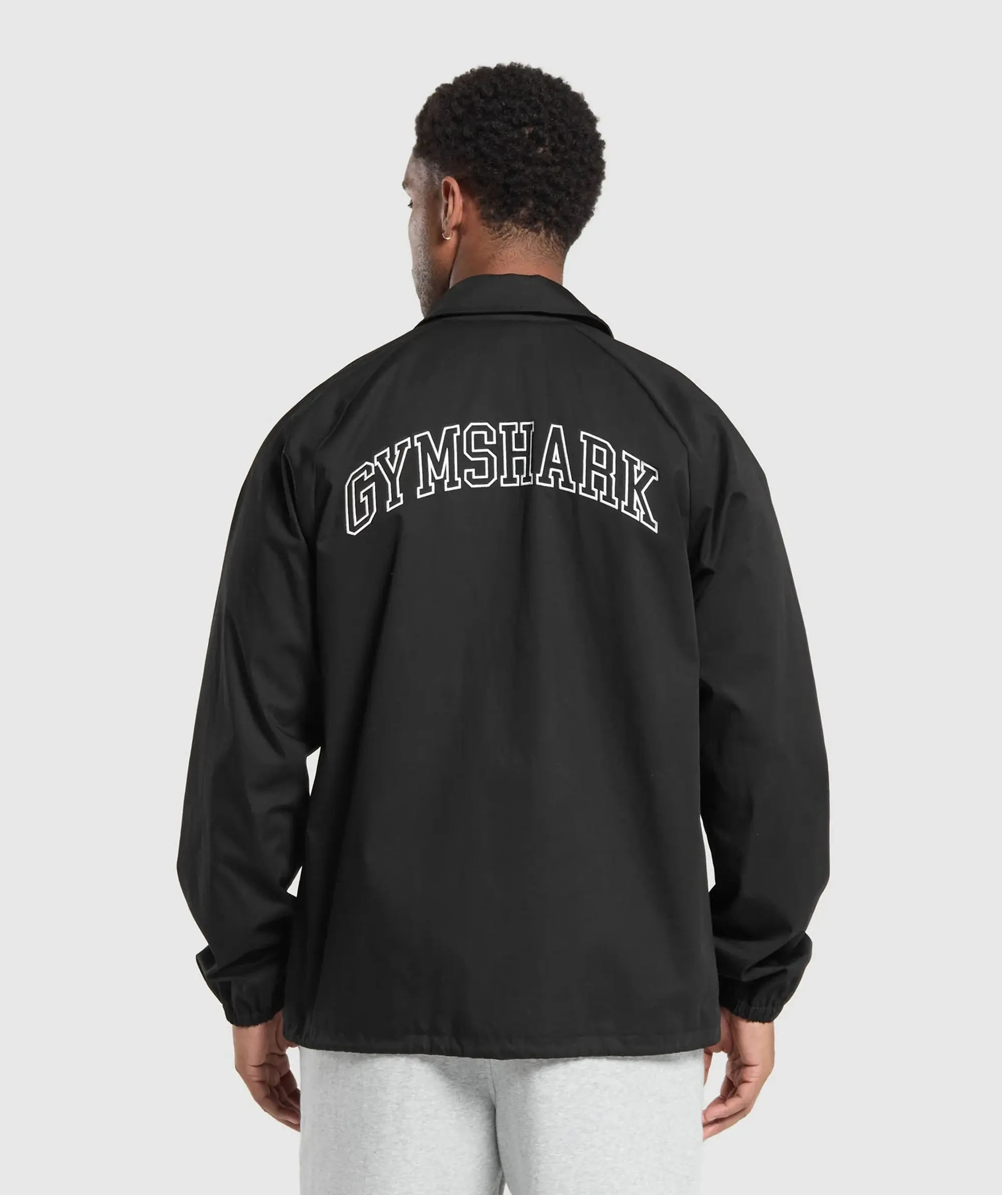 Gymshark Canvas Coach Jacket - Black