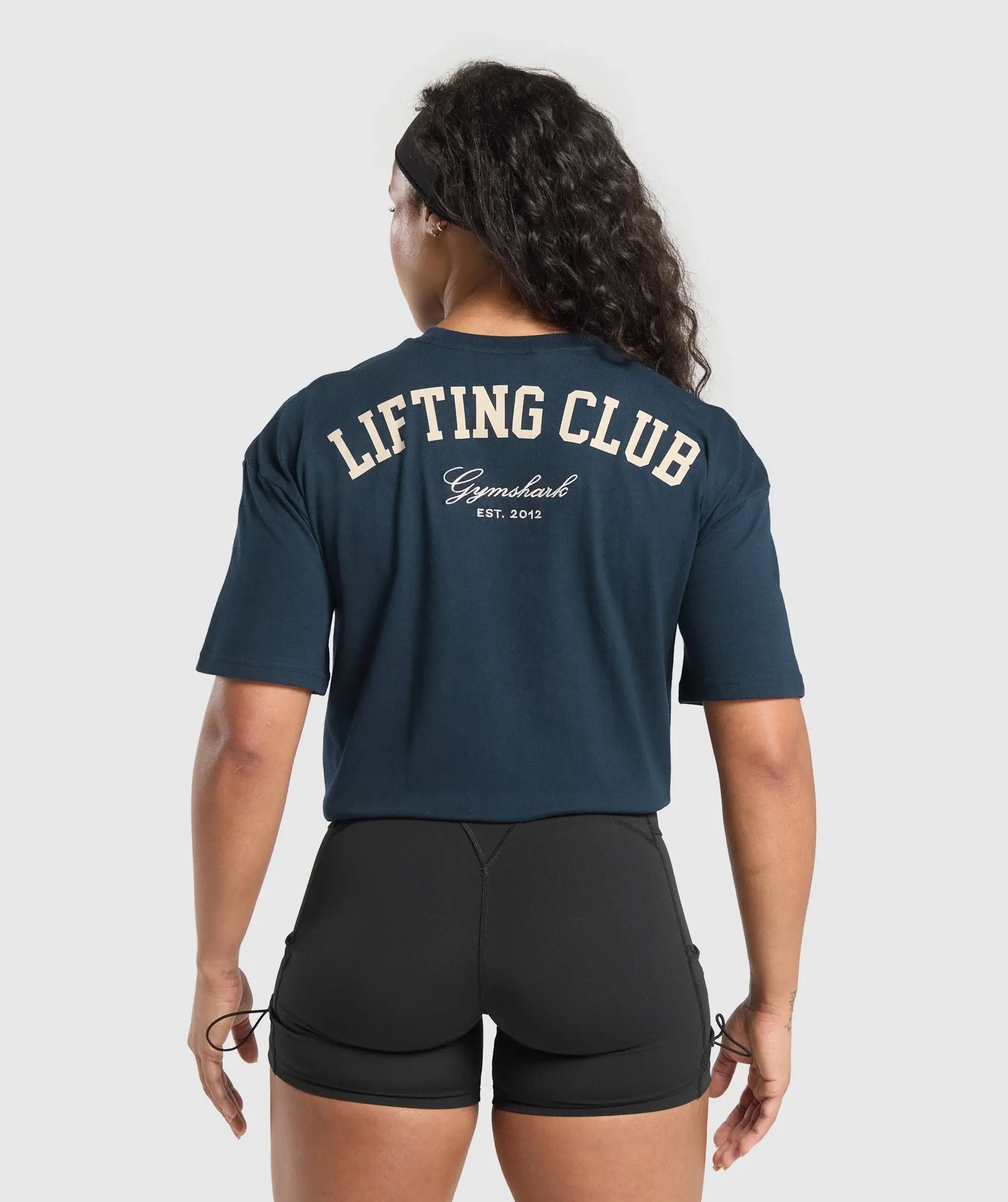 Gymshark Lifting Club Oversized T-Shirt - Navy