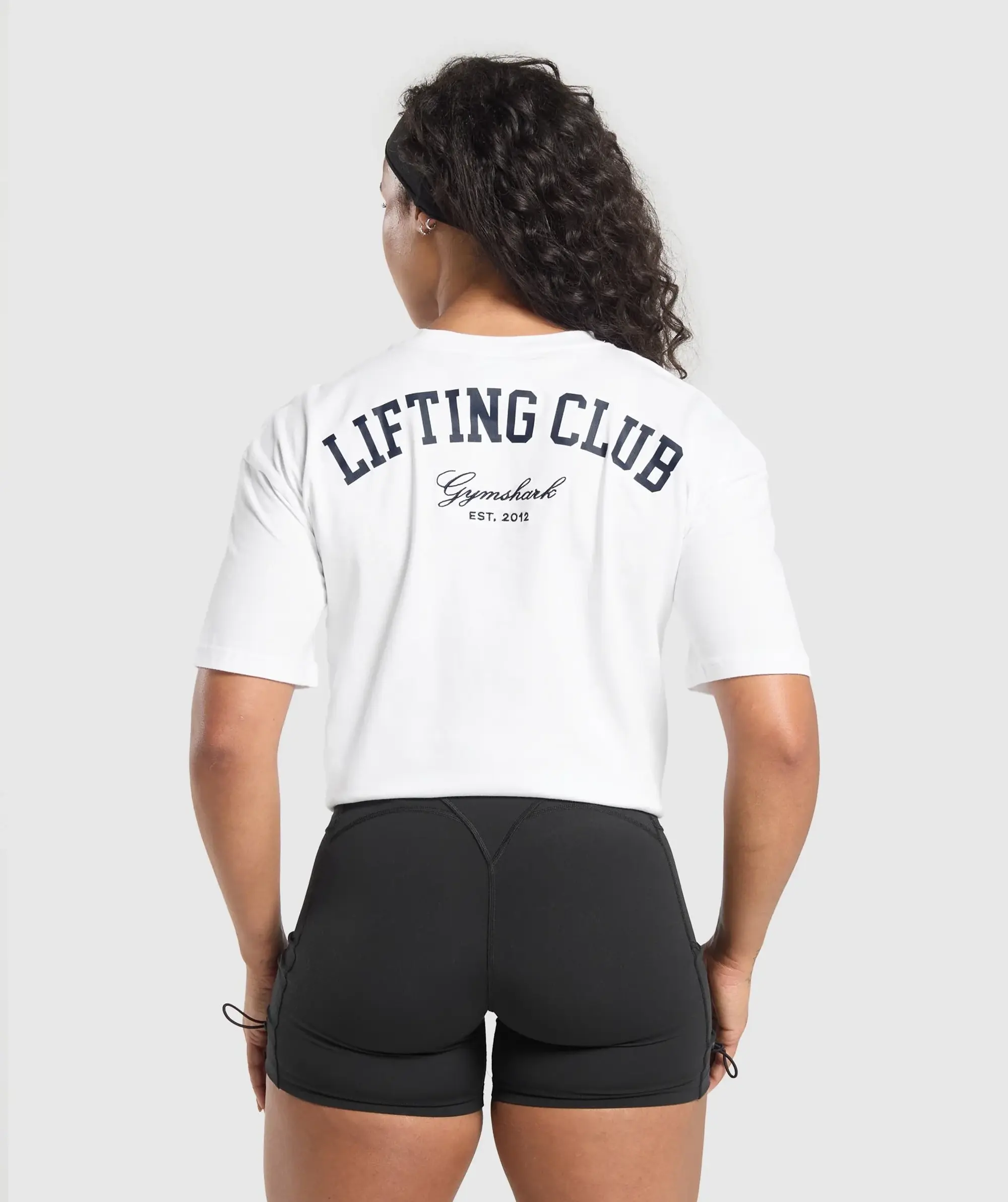 Gymshark Lifting Club Oversized T-Shirt - White