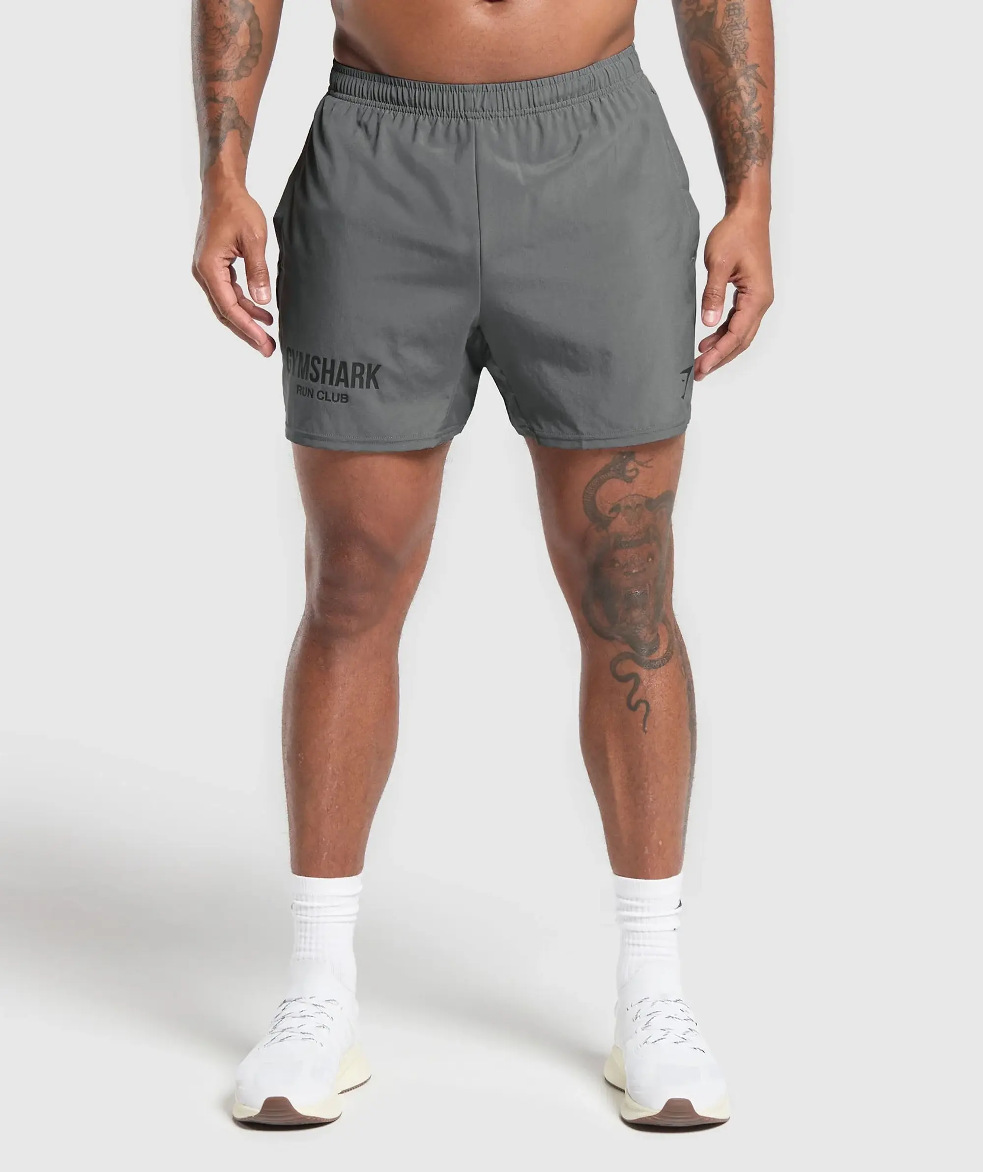 Gymshark Running Dept. 5 Shorts - Pitch Grey