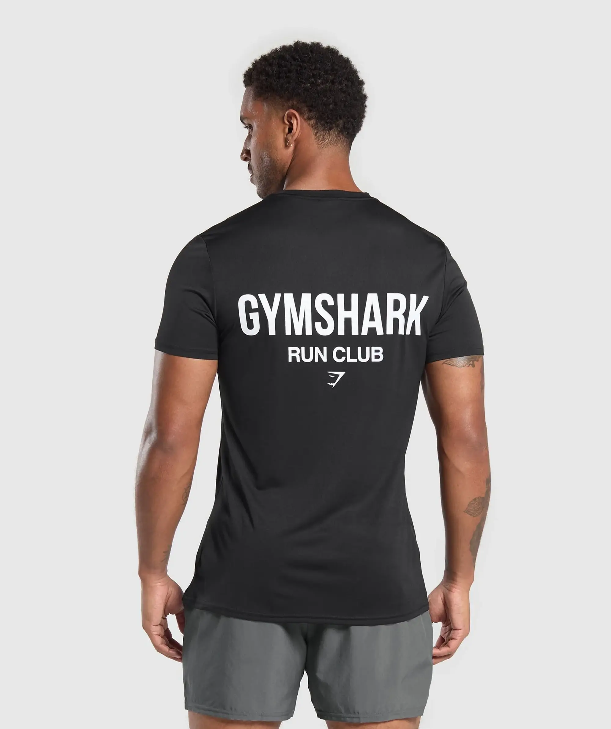 Gymshark Running Dept. T Shirt - Black