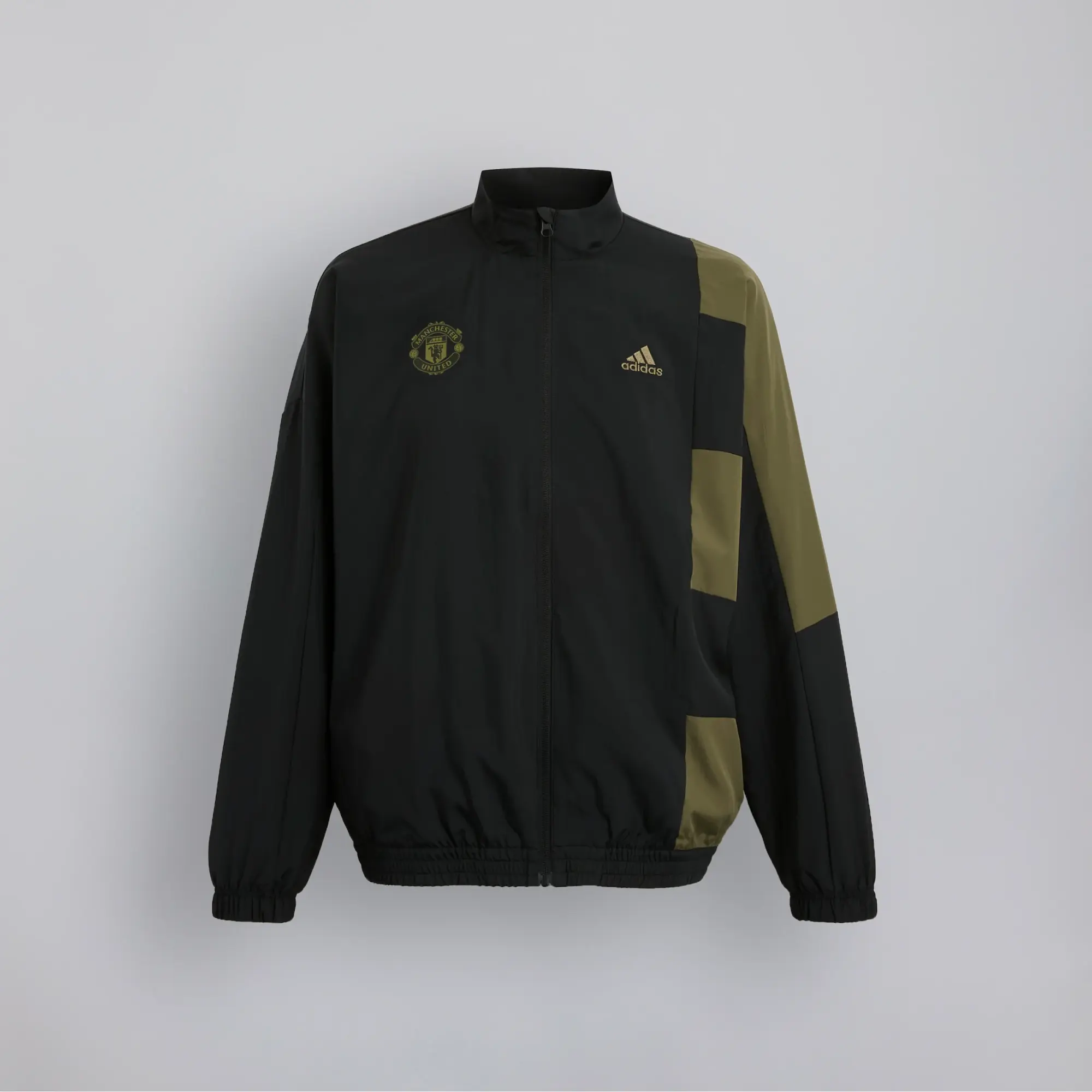 Manchester United Adidas Mens Sportswear Colorblock Tracksuit Black