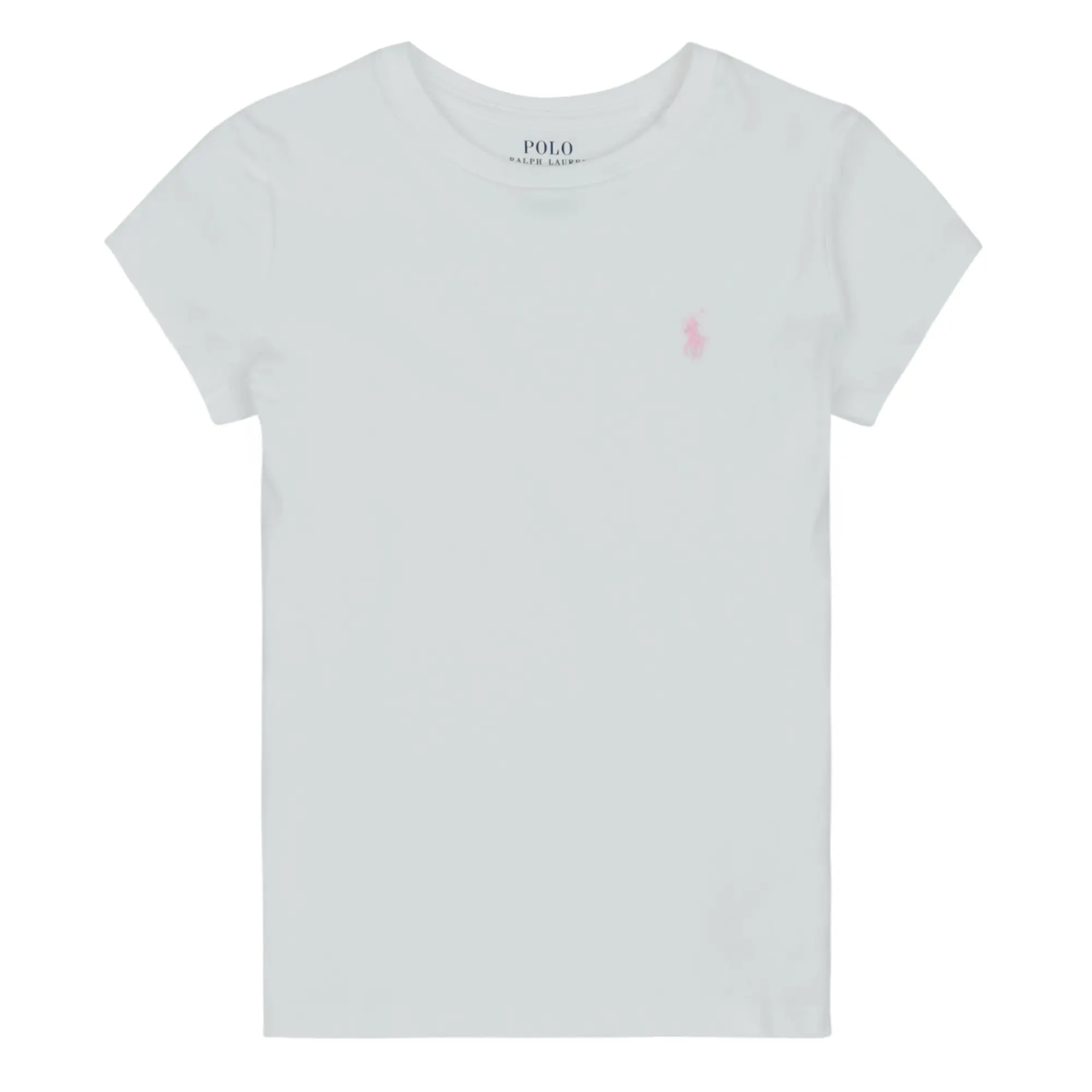 Polo Ralph Lauren  SS CN TEE-TOPS-KNIT  girls's Children's T shirt in White