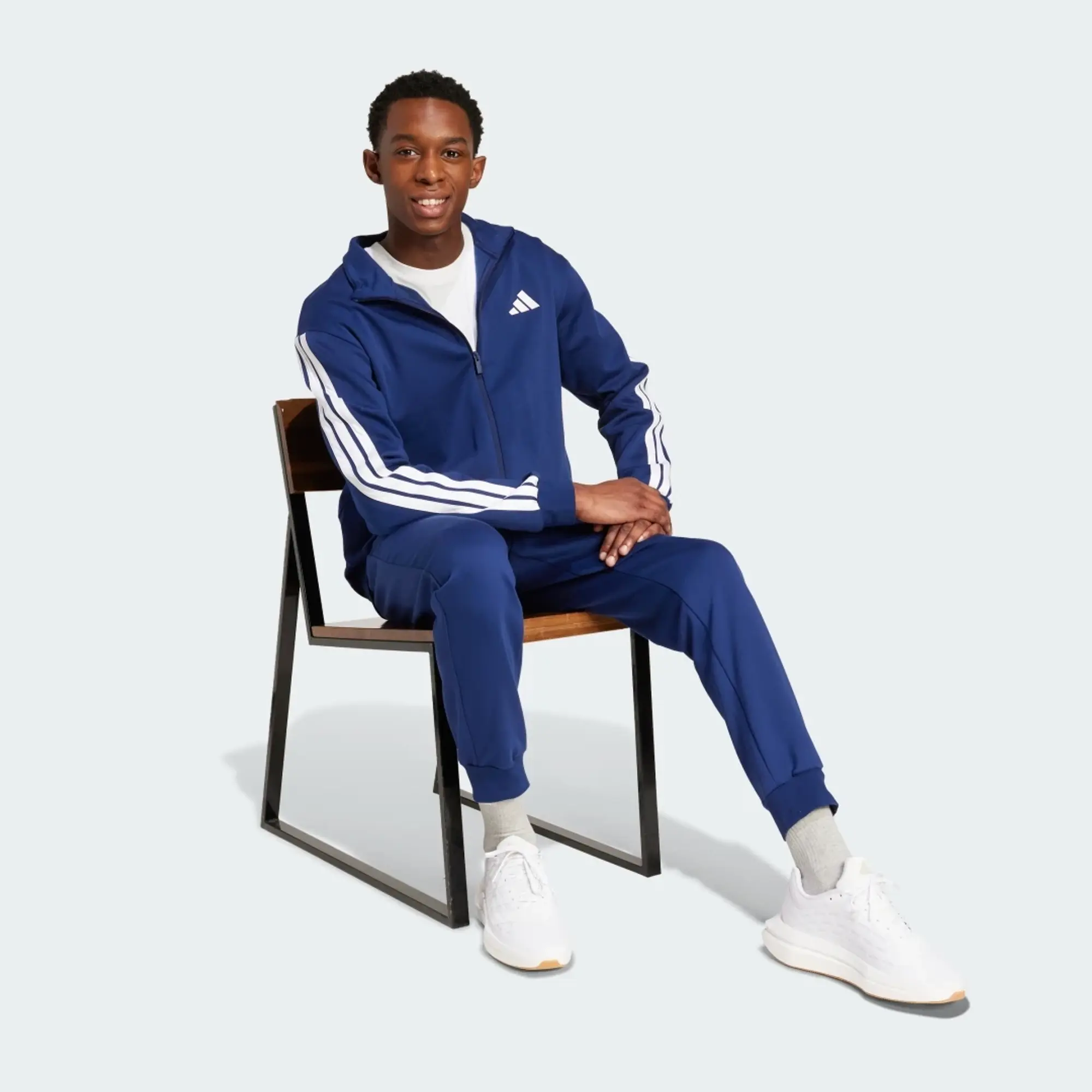 adidas Sportswear Basic 3-Stripes Fleece Track Suit