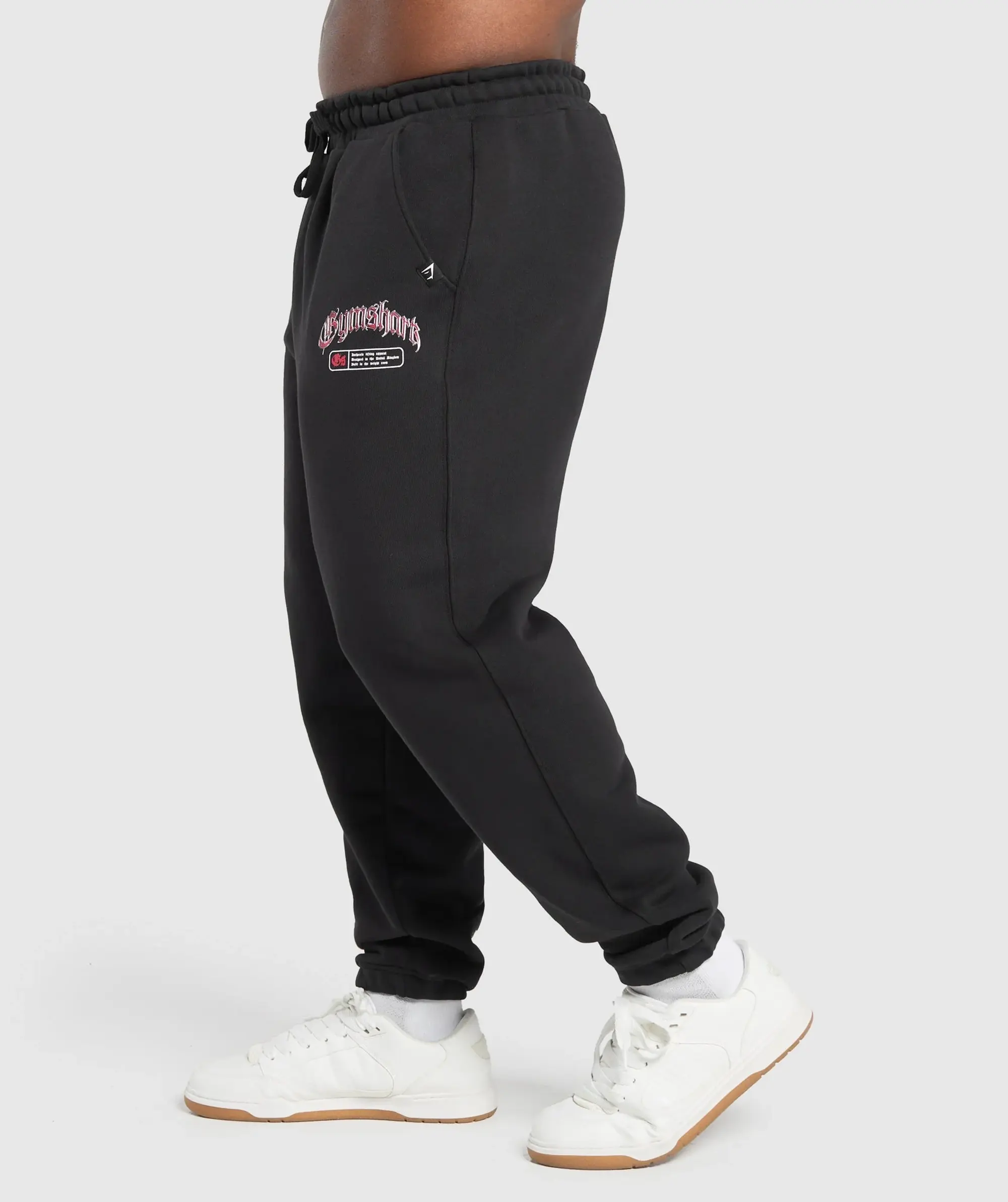 Gymshark Shark Joggers - Black