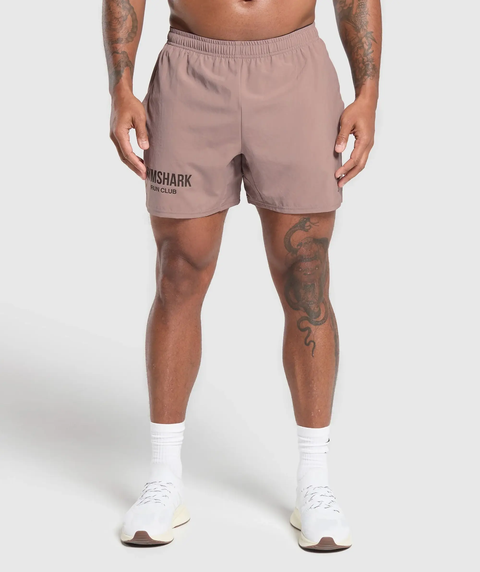 Gymshark Running Dept. 5 Shorts - Powder Mauve