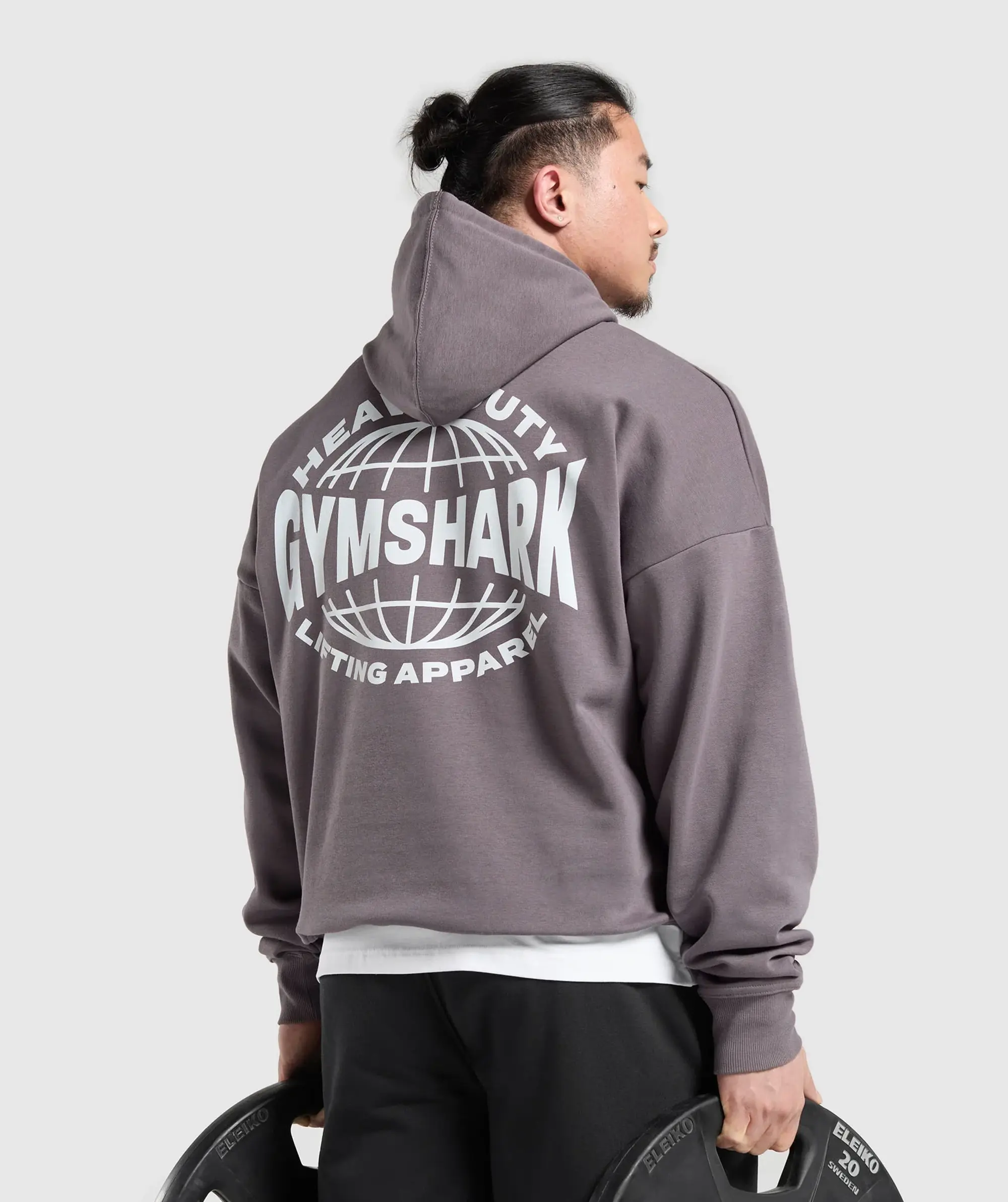 Gymshark Heavy Duty Apparel Hoodie - Brushed Purple