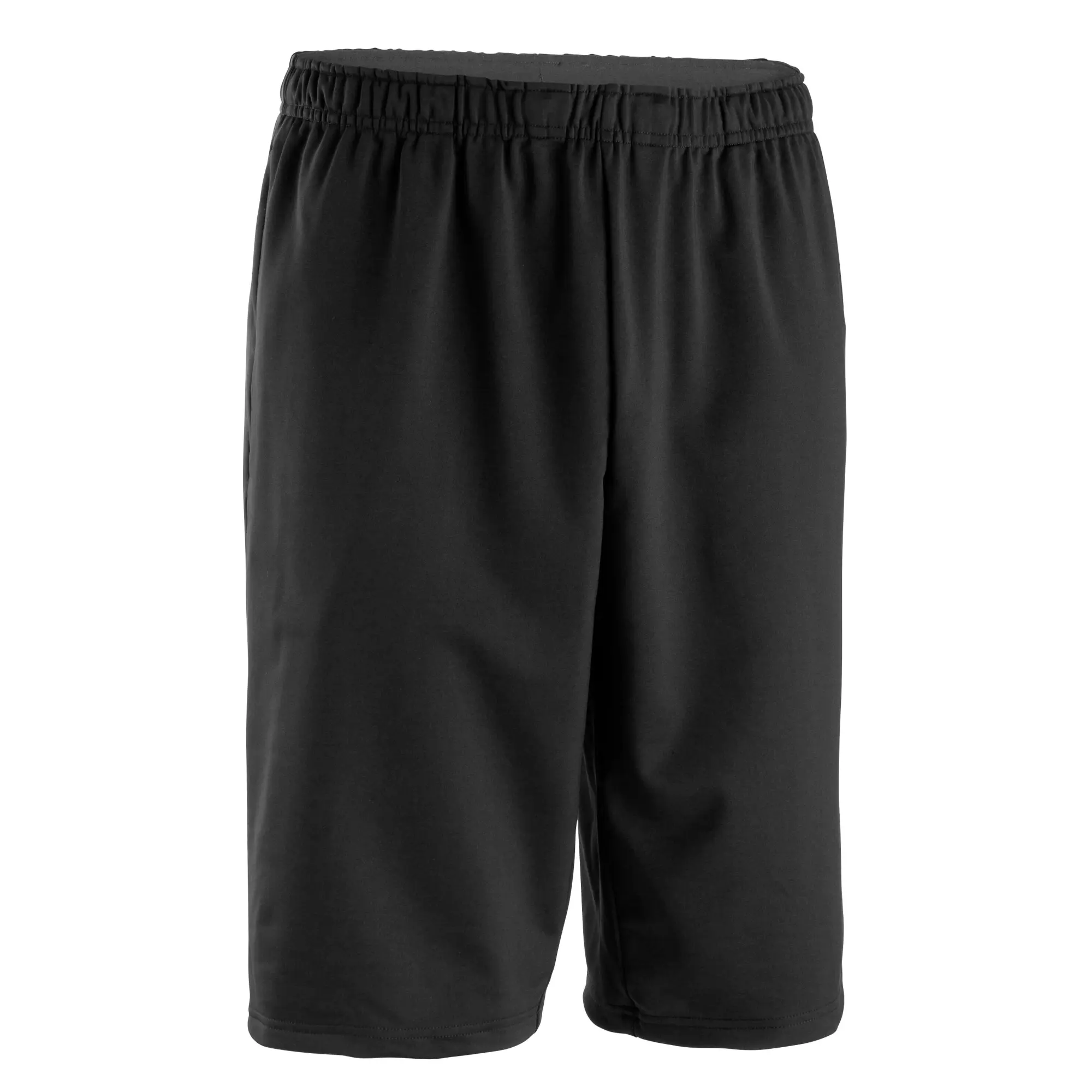 Kipsta Adult Long Shorts Viralto Club - Black & Carbon Grey