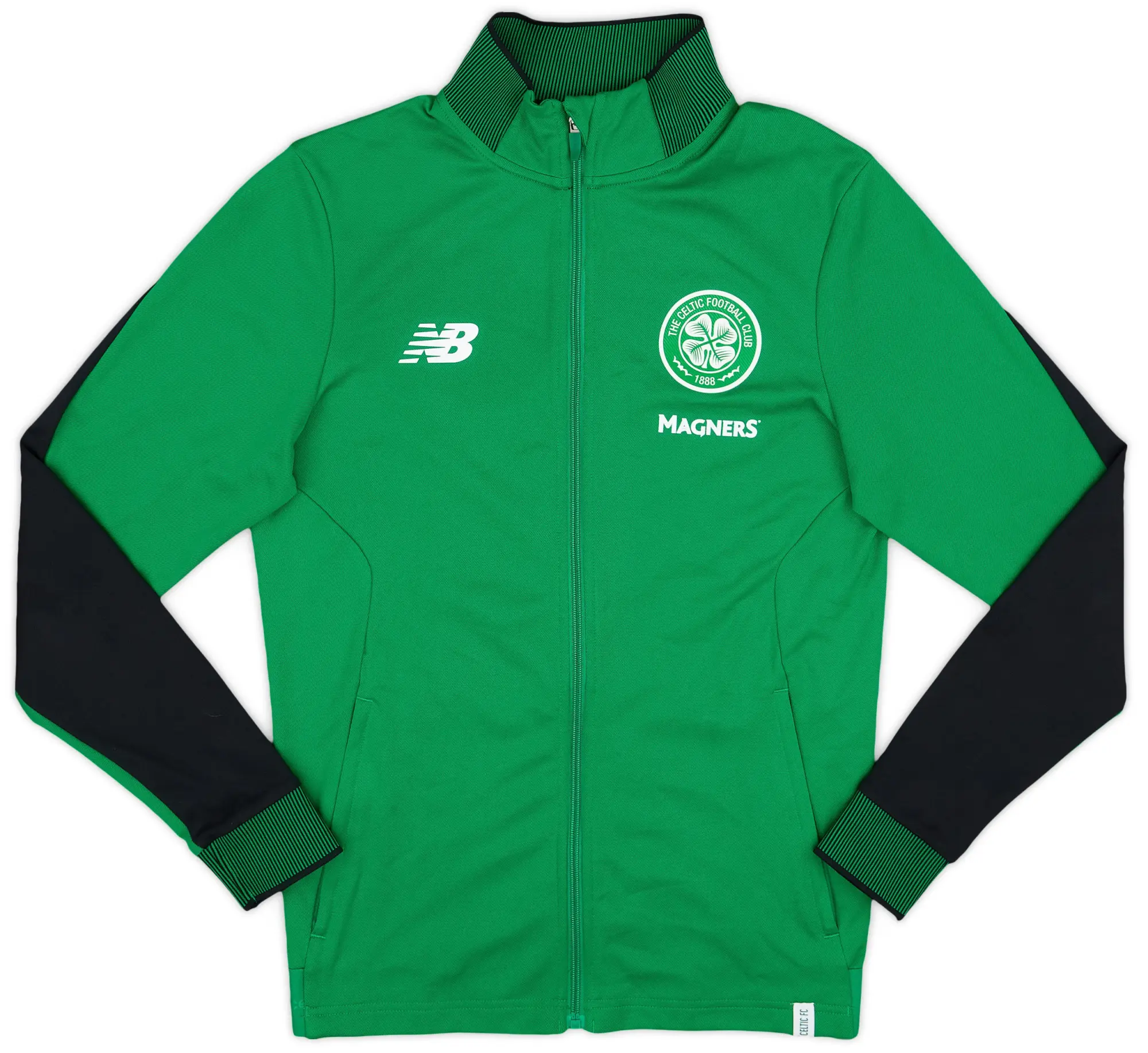 2017-18 Celtic New Balance Track Jacket - 10/10 - (S)