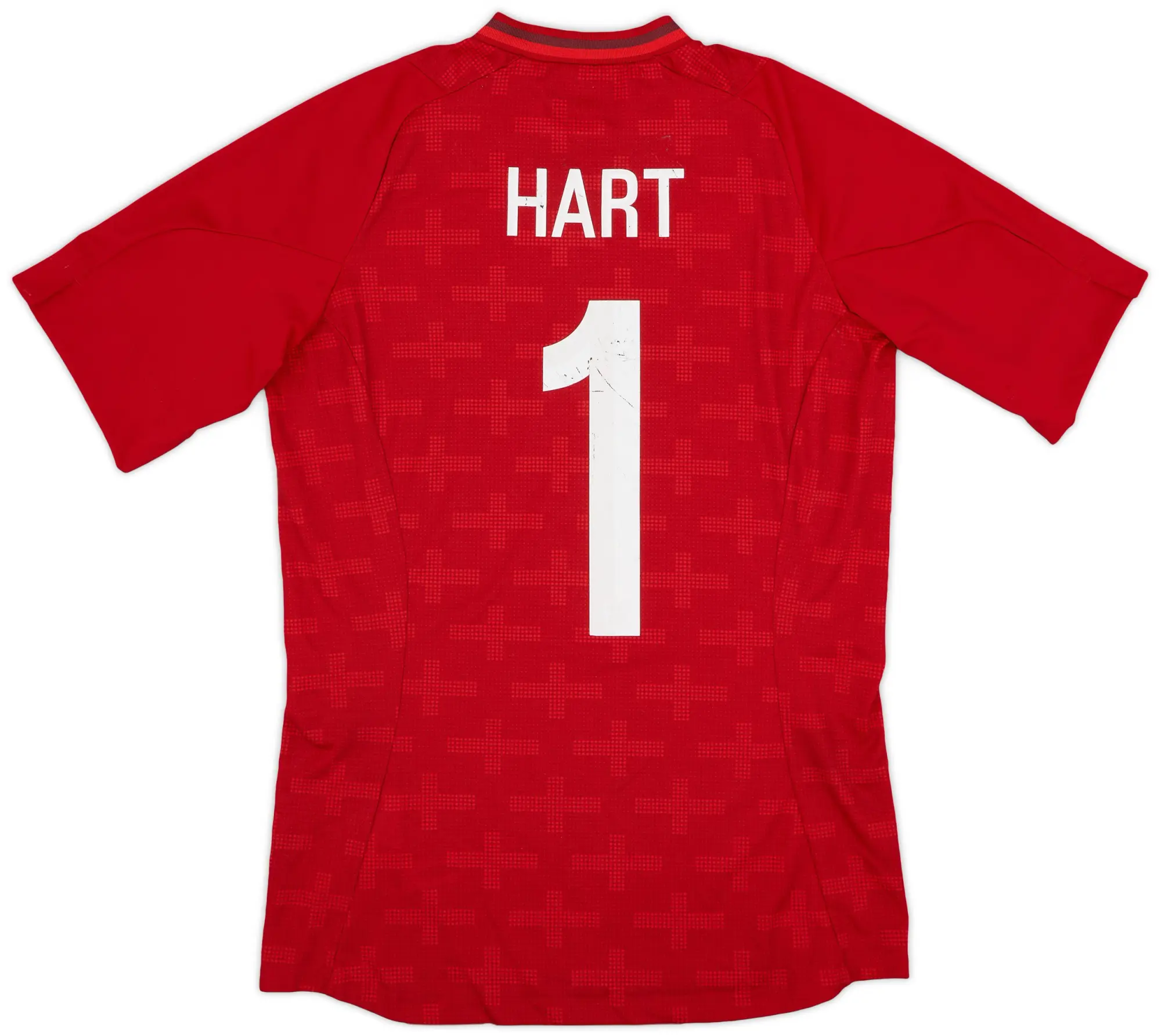 Umbro 2012-13 England GK S/S Shirt Hart #1 - 5/10 - (S)