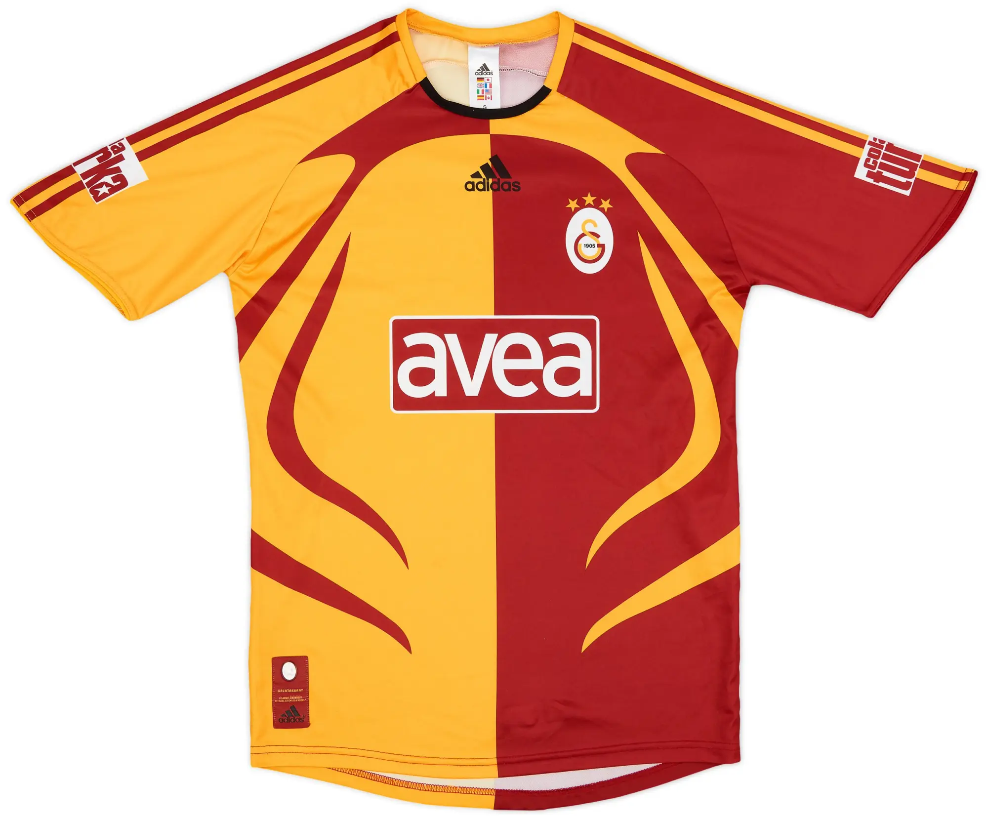 adidas 2007-08 Galatasaray Home Shirt - 7/10 - (S)