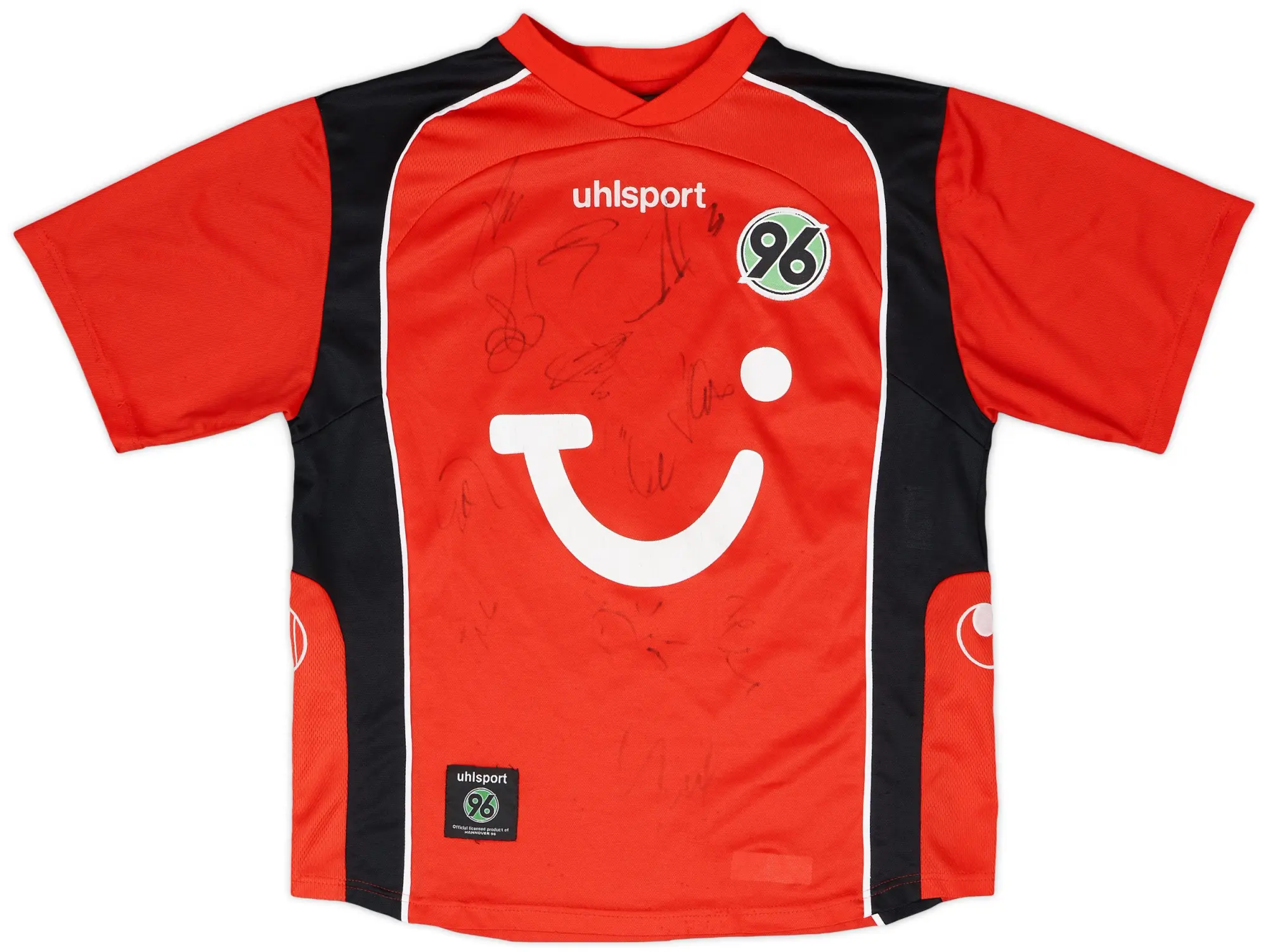 2004-05 Hannover 96 Signed Home Shirt - 7/10 - (XS)