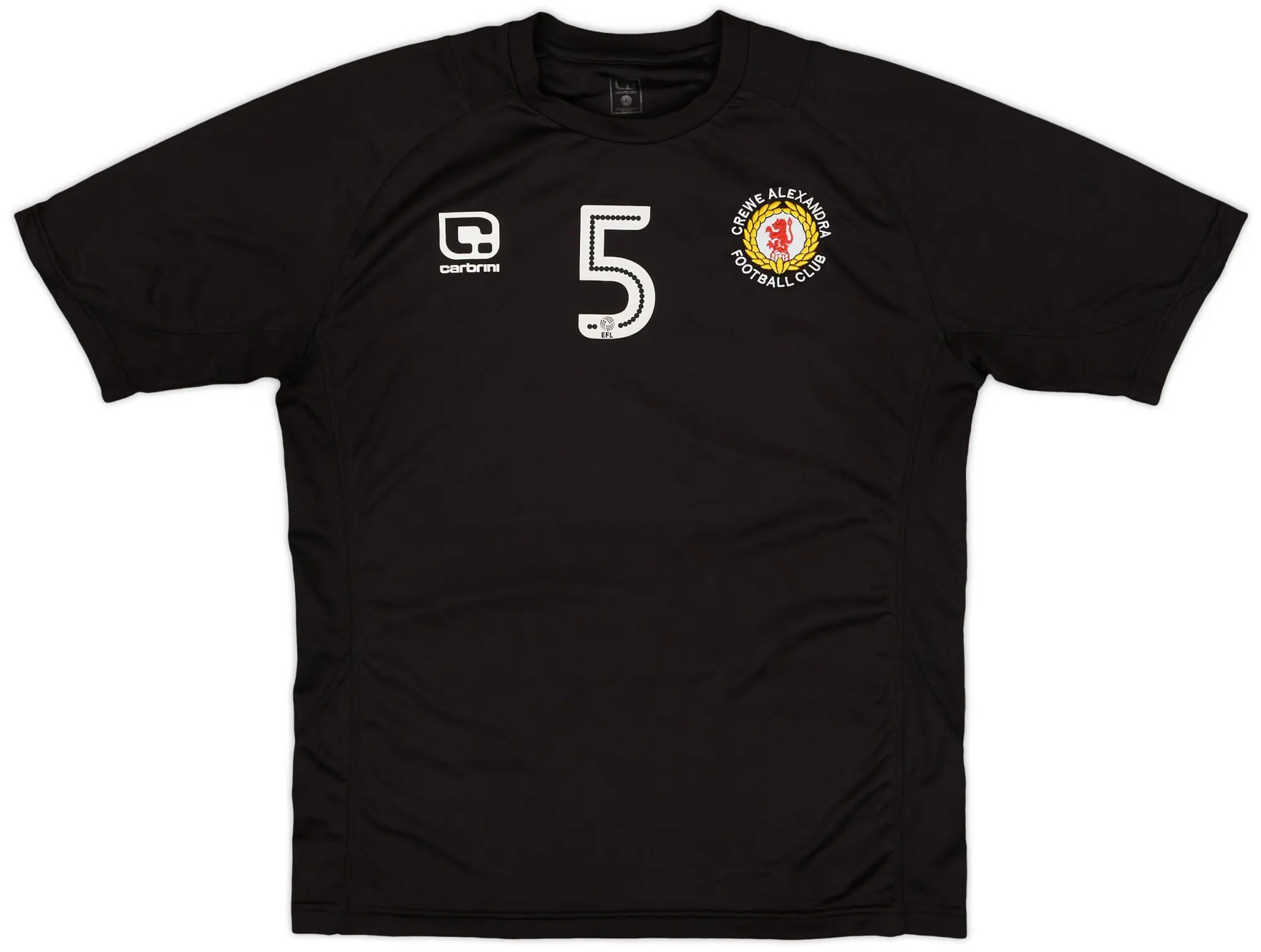 2016-17 Crewe Alexandra Player Issue Carbrini Training Shirt #5 - 9/10 - (L)