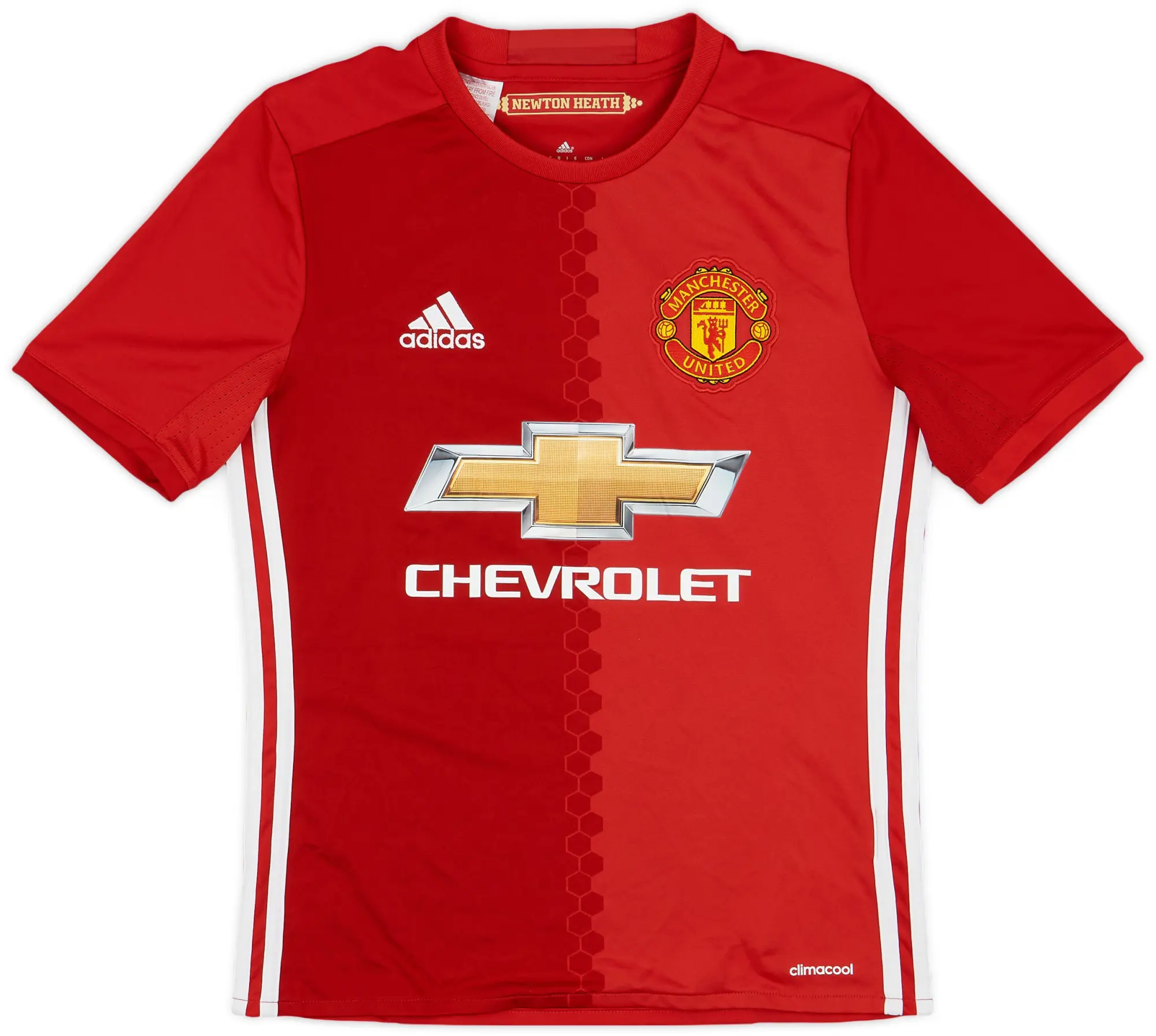 adidas 2016-17 Manchester United Home Shirt - 9/10 - (L.Boys)