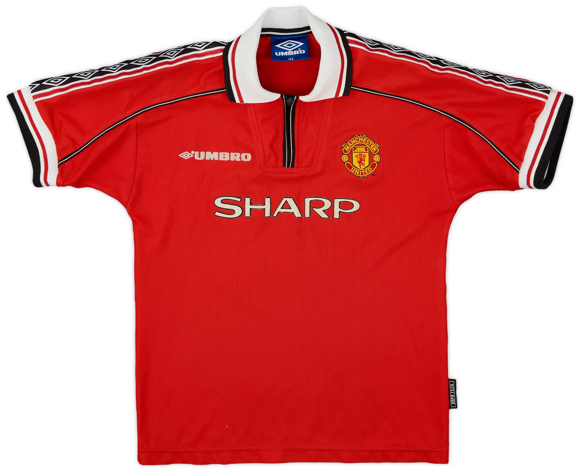 Umbro 1998-00 Manchester United Home Shirt - 7/10 - (L.Boys)