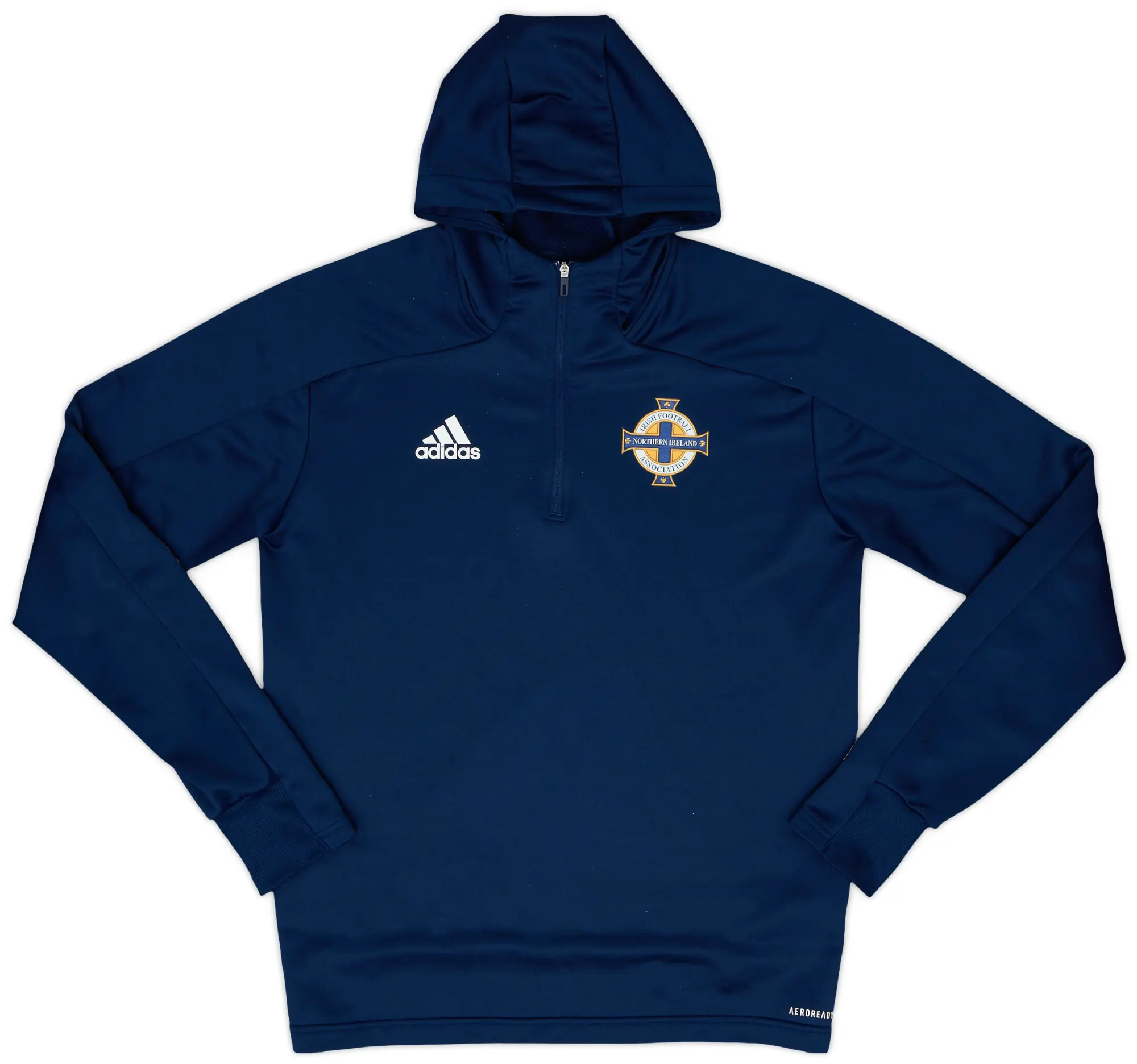 2019-20 Northern Ireland adidas 1/4 Zip Training Top - 9/10 - (M)