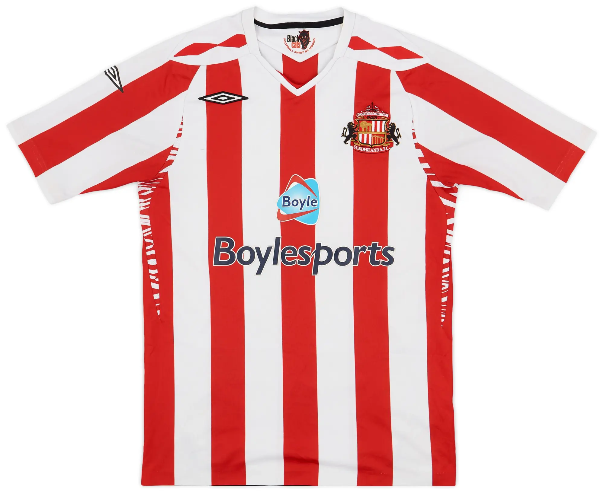 Umbro 2007-08 Sunderland Home Shirt - 6/10 - (M)