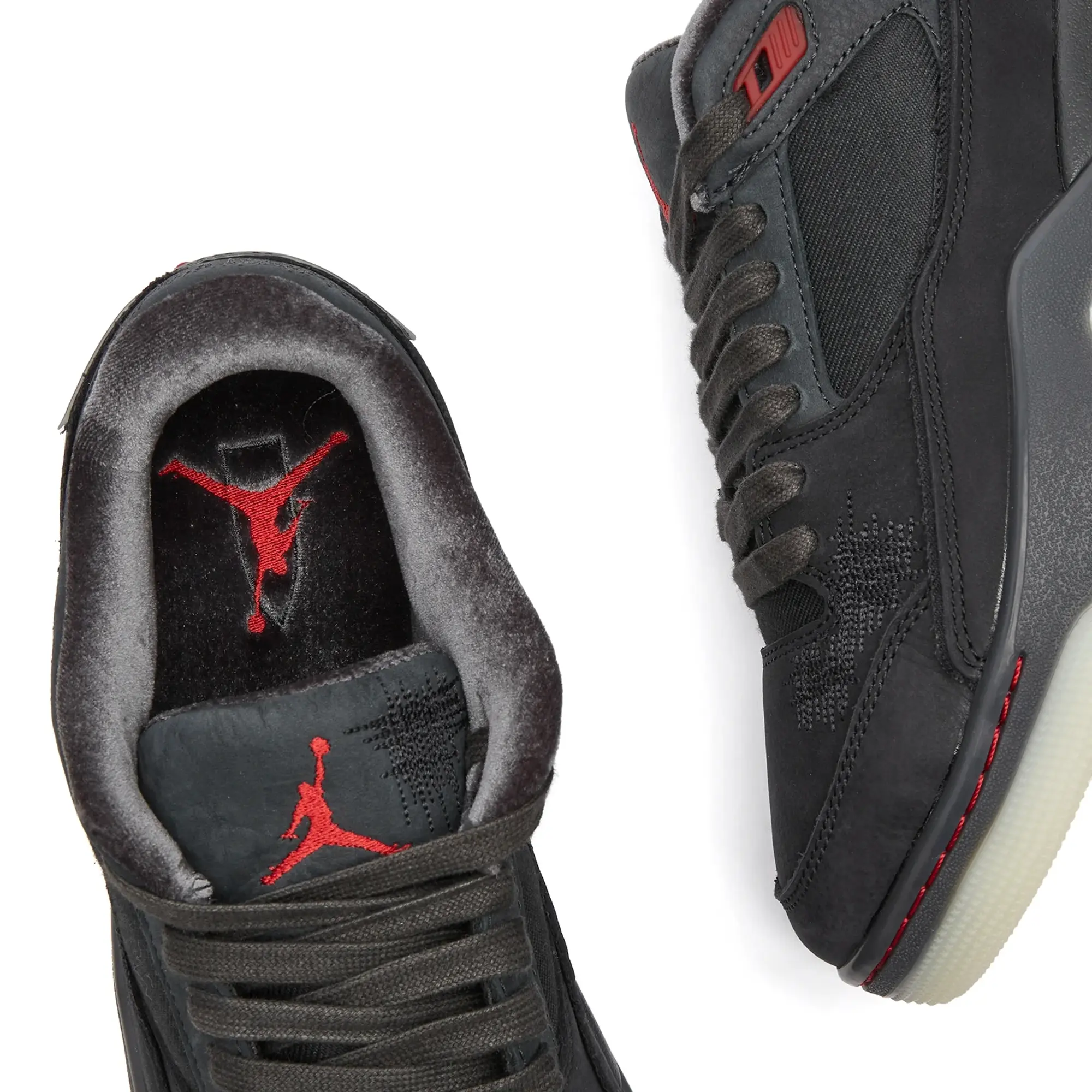 Nike Jordan Air Jordan Flight Court SP Sneaker Black/Red/Noir
