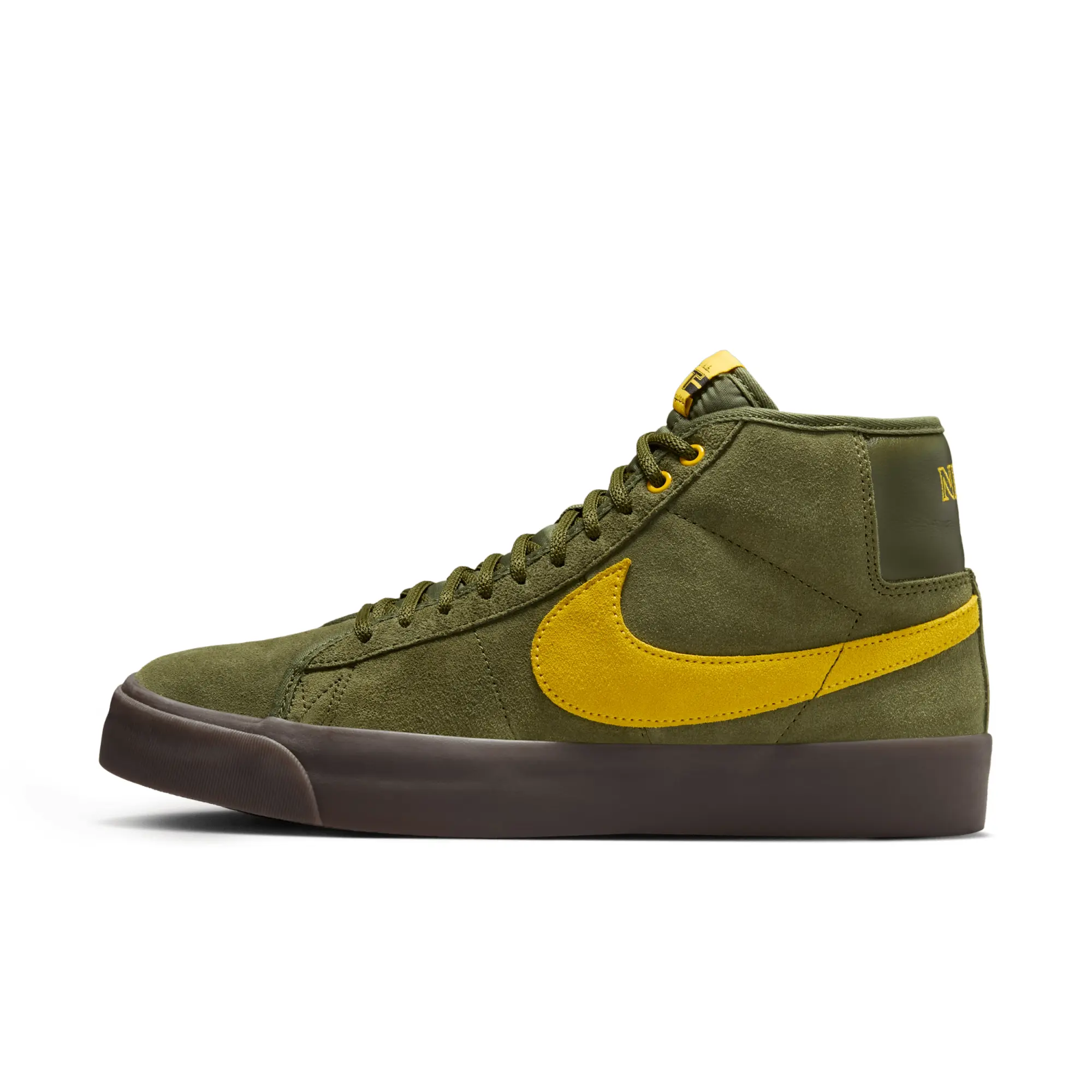 Nike Zoom Blazer Mid Skate Shoes - Green