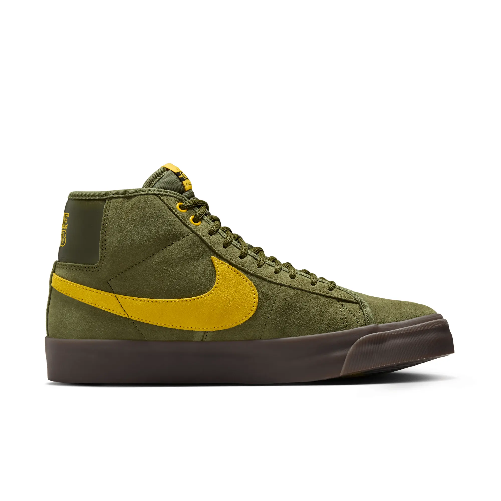 Nike Zoom Blazer Mid Skate Shoes - Green