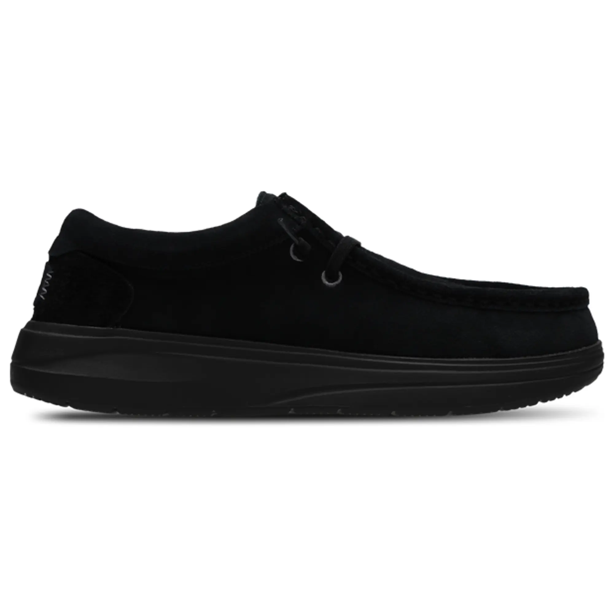 HEYDUDE Suede Men Shoes - Black