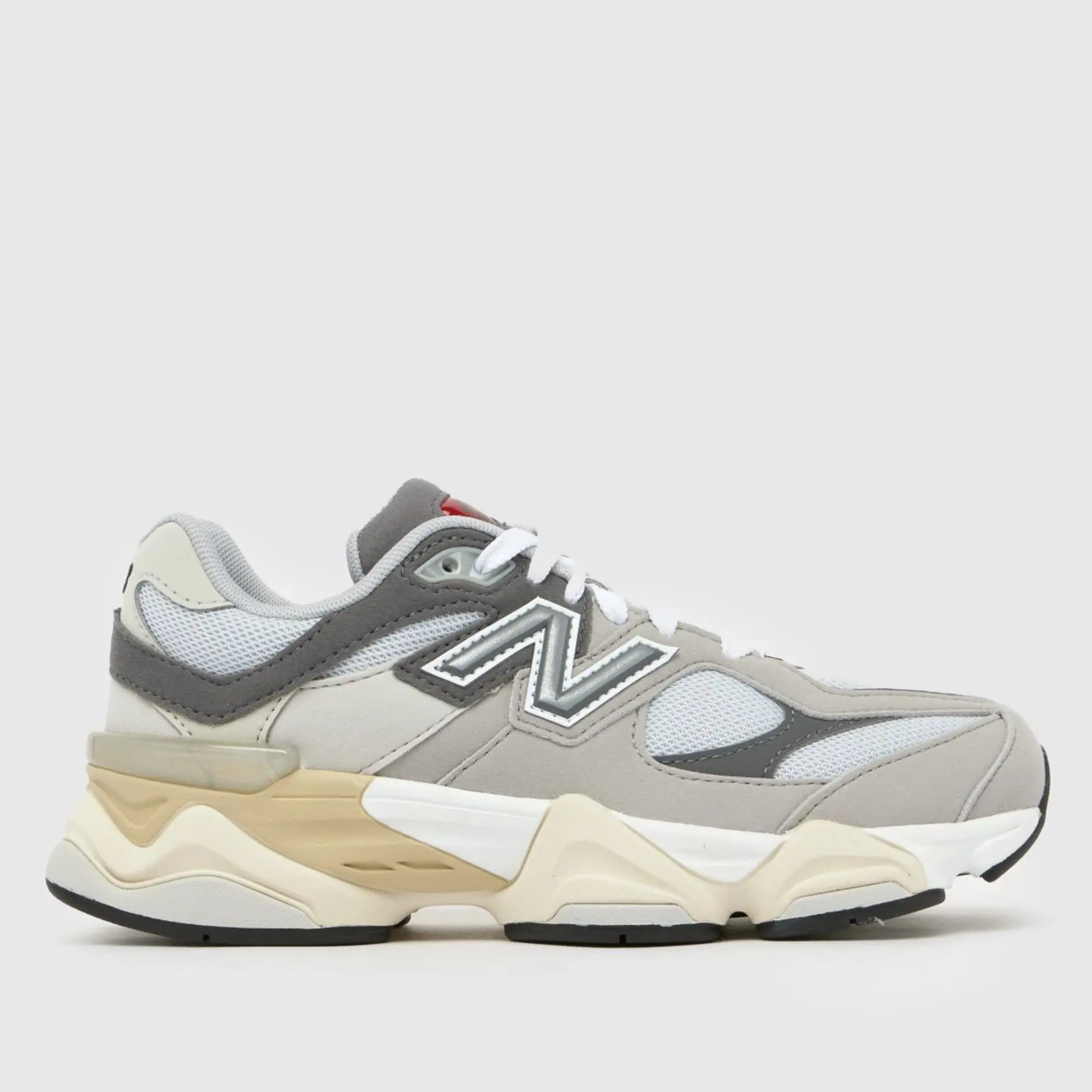 New Balance Junior 9060 Trainer - Grey - Size 5.5 - Grey